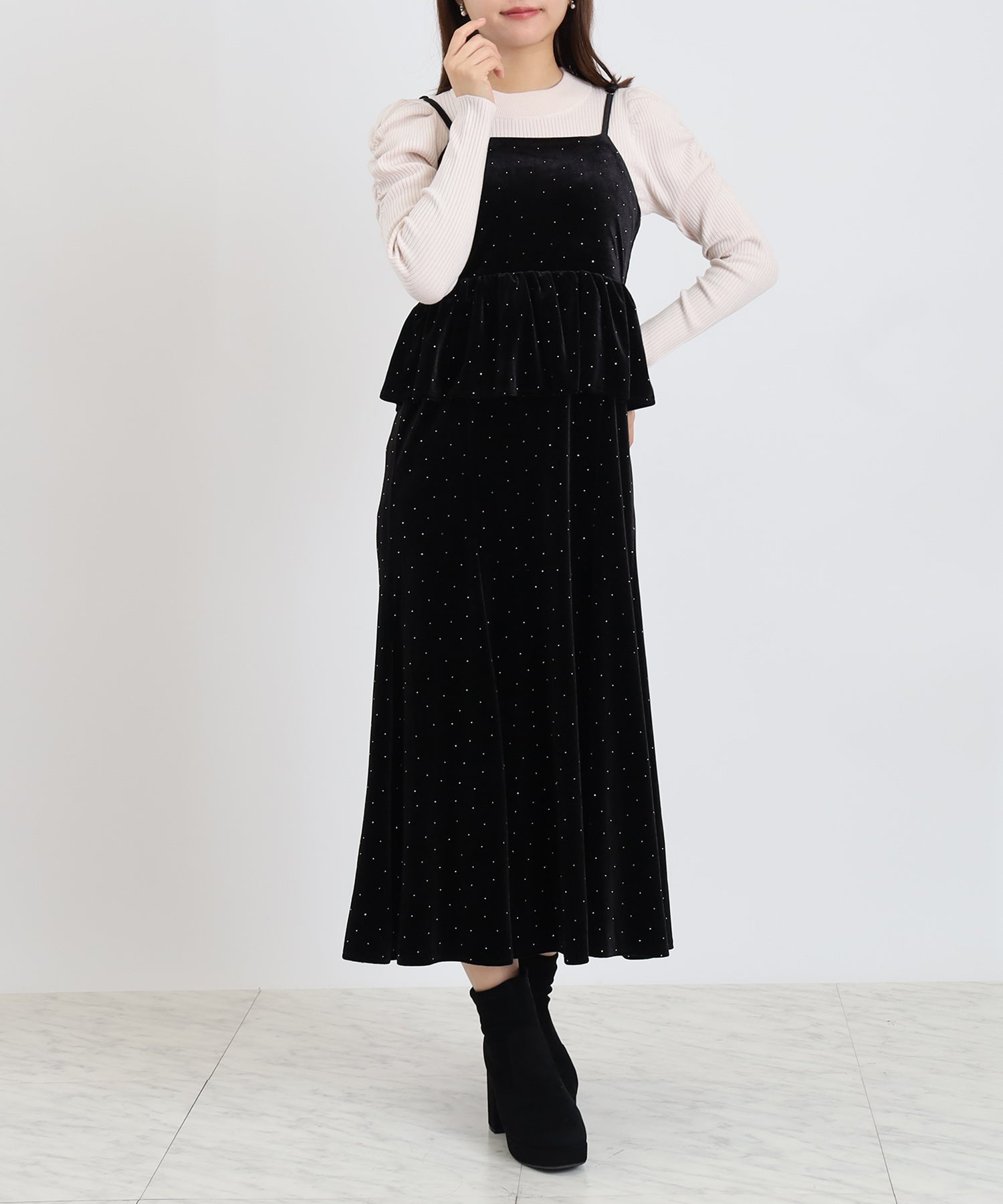 ブラック　model：156　着用サイズ：M