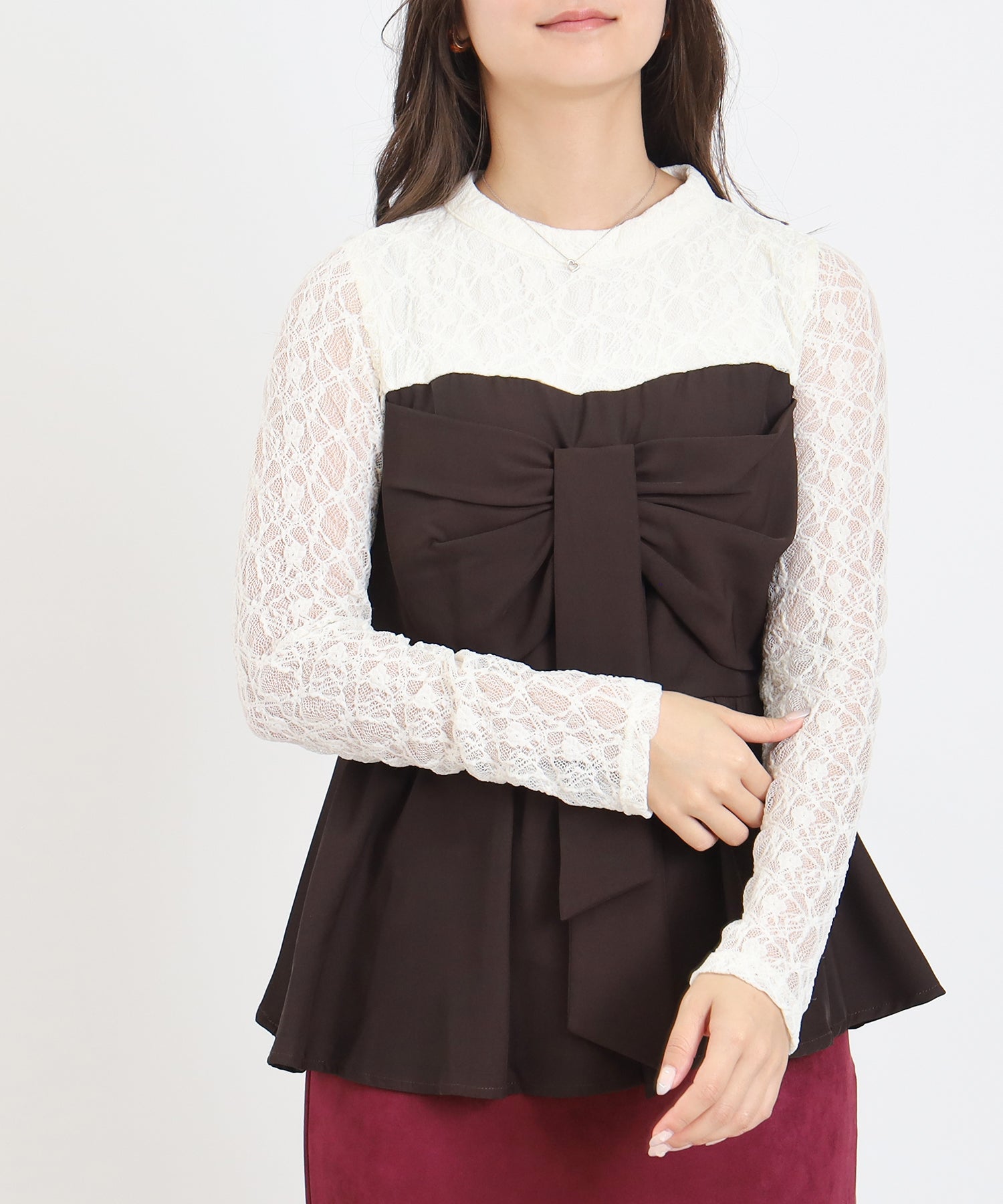 ブラウン　model：160　着用サイズ：M