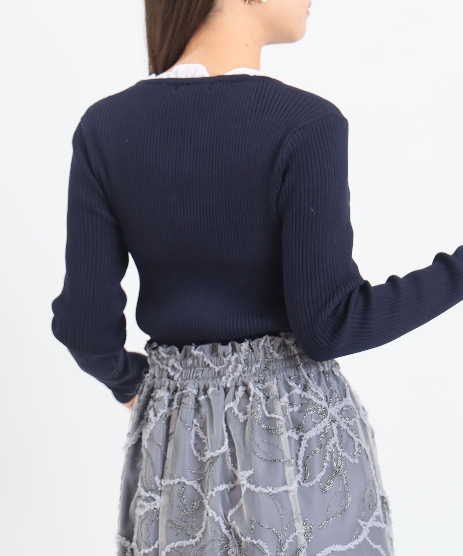 ネイビー　model:156cm  着用サイズ：M