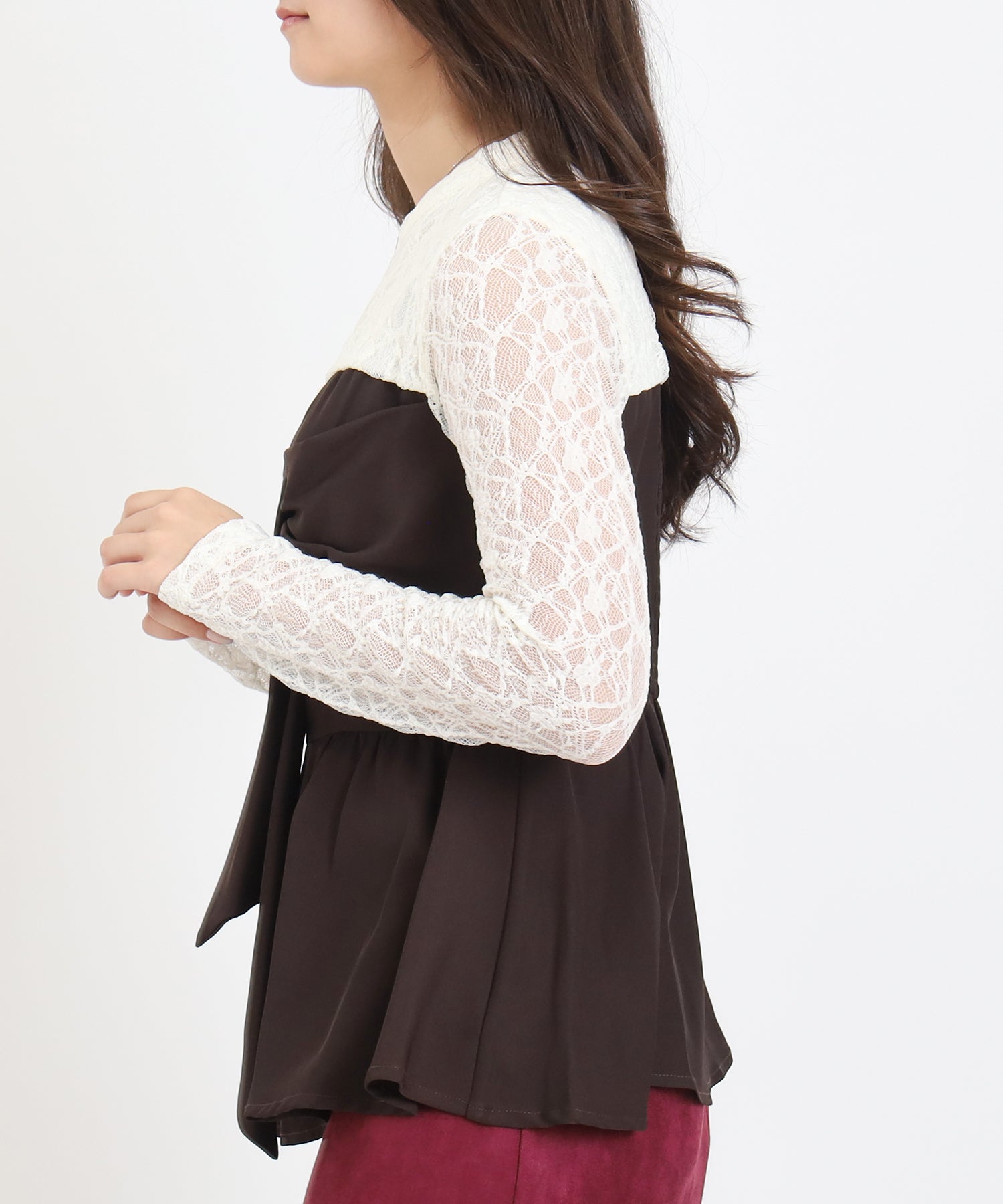 ブラウン　model：160　着用サイズ：M