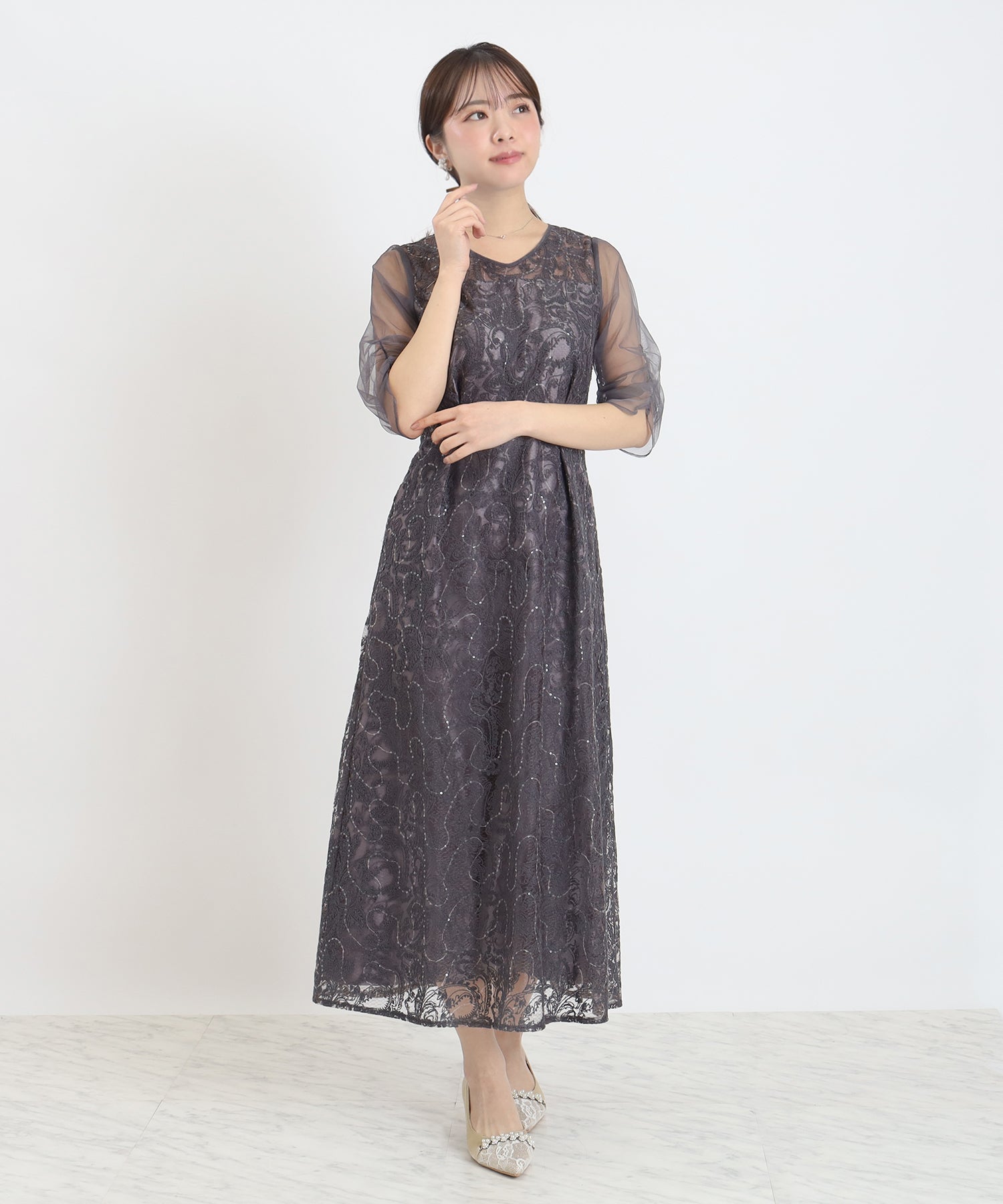 チャコール　model：156　着用サイズ：M