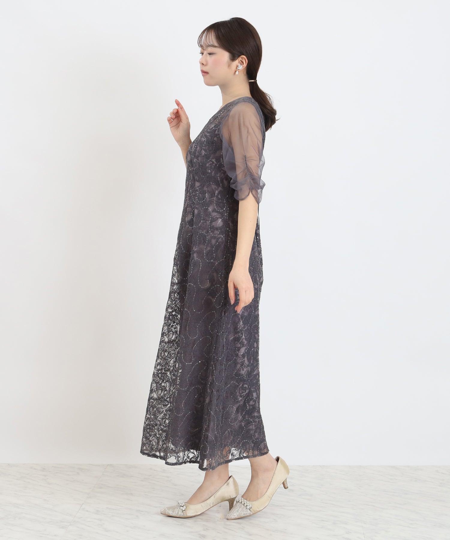 チャコール　model：156　着用サイズ：M