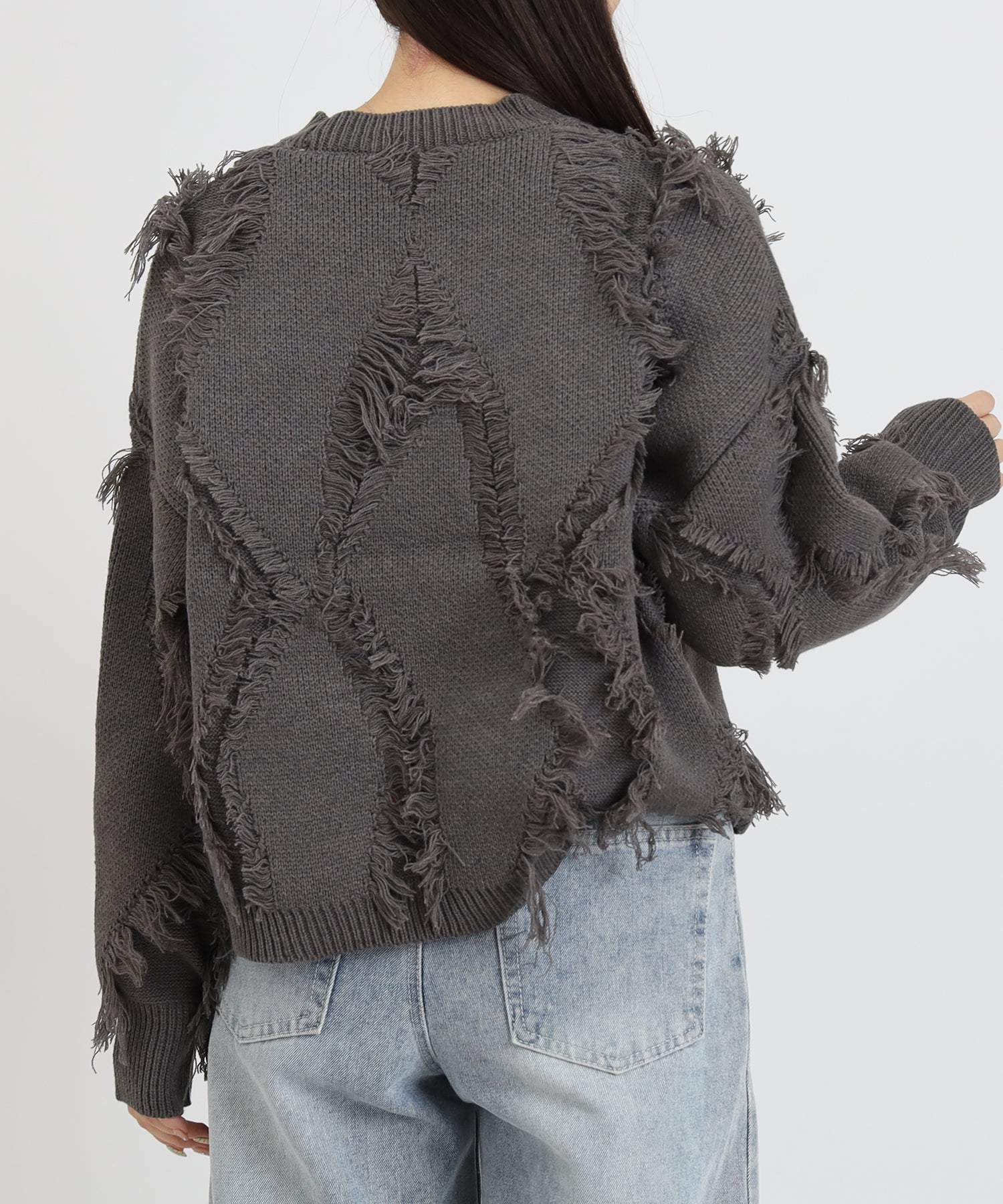 ライトグレー　model:160cm 　着用サイズ：M