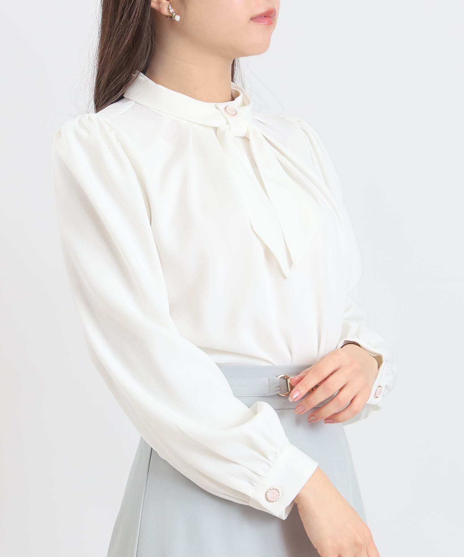 ホワイト　model：156　着用サイズ：S