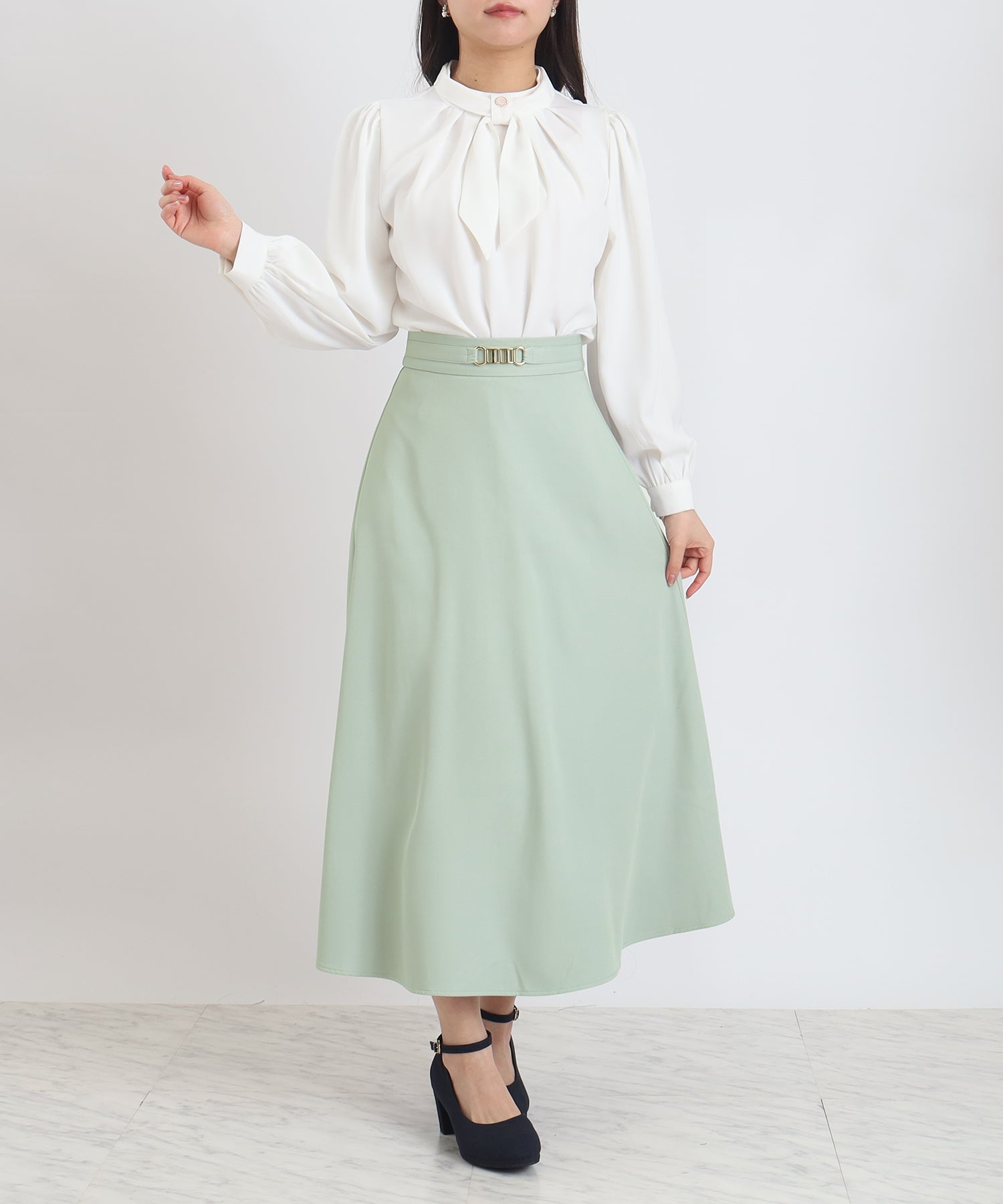 ミント　model:156cm  着用サイズ：S