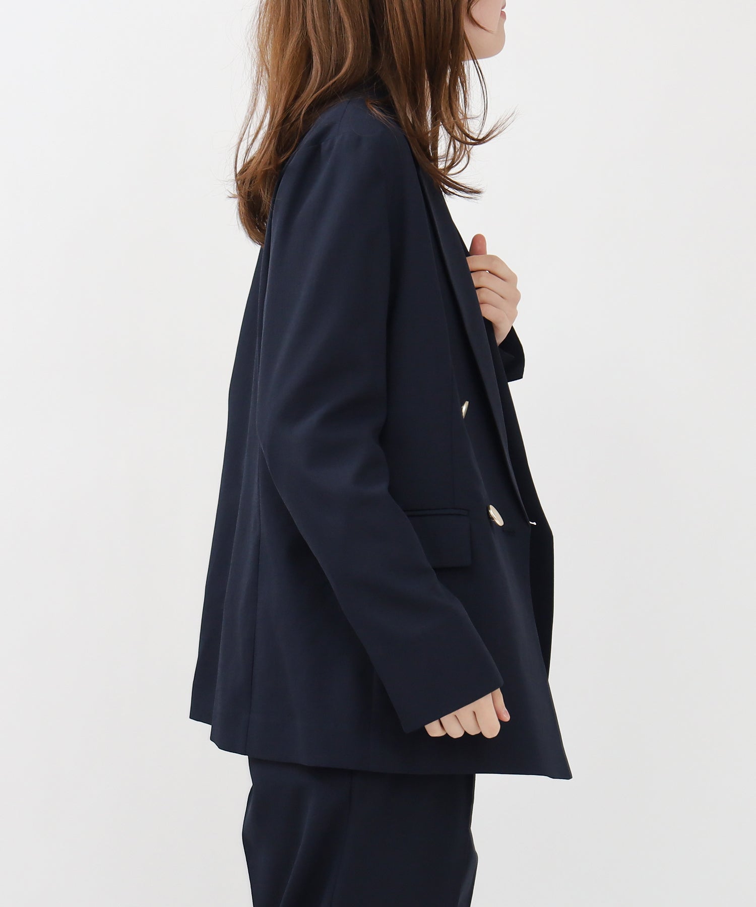 ネイビー　model：161cm　着用サイズ：M