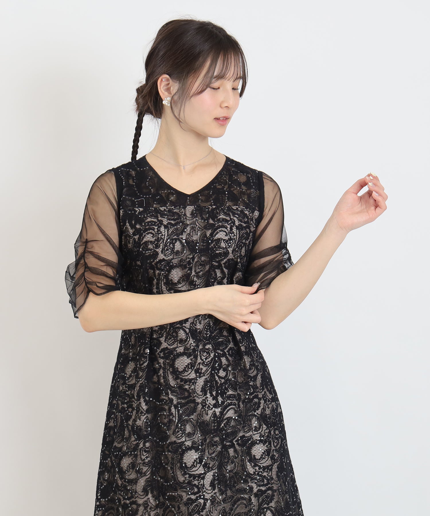 ブラック　model：160　着用サイズ：M