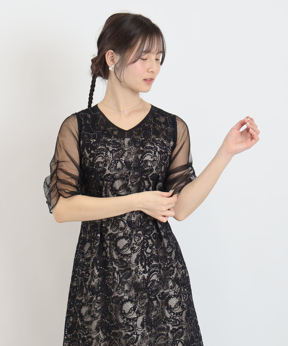 ブラック　model：160　着用サイズ：M