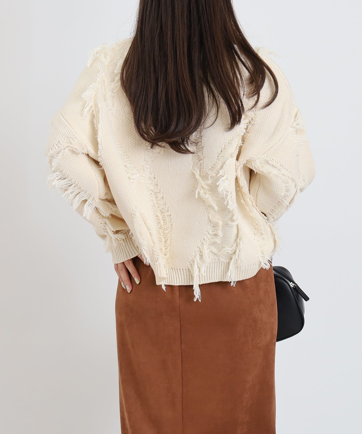 アイボリー　model:160cm 　着用サイズ：M