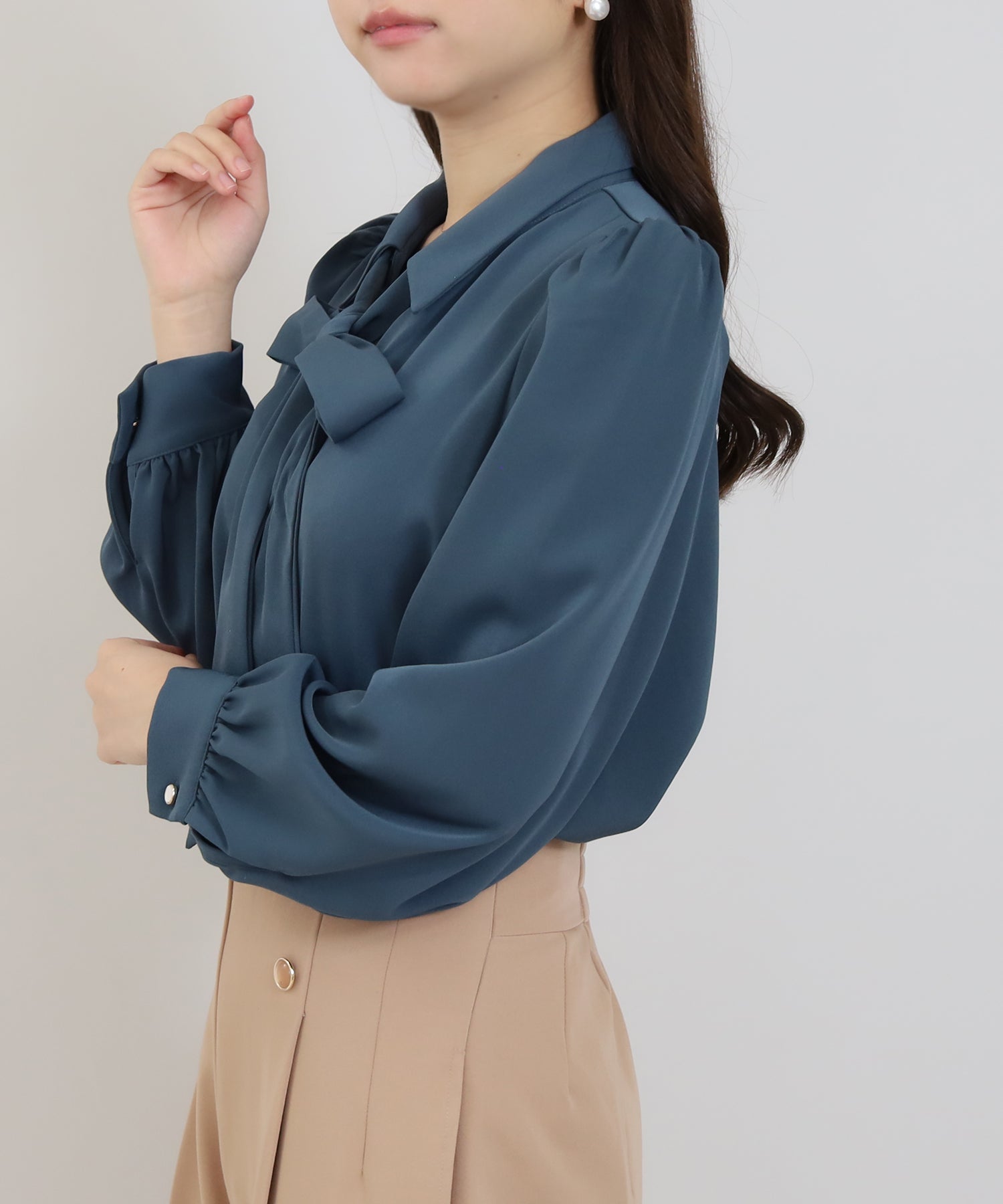 ダークグリーン　model：156　着用サイズ：S