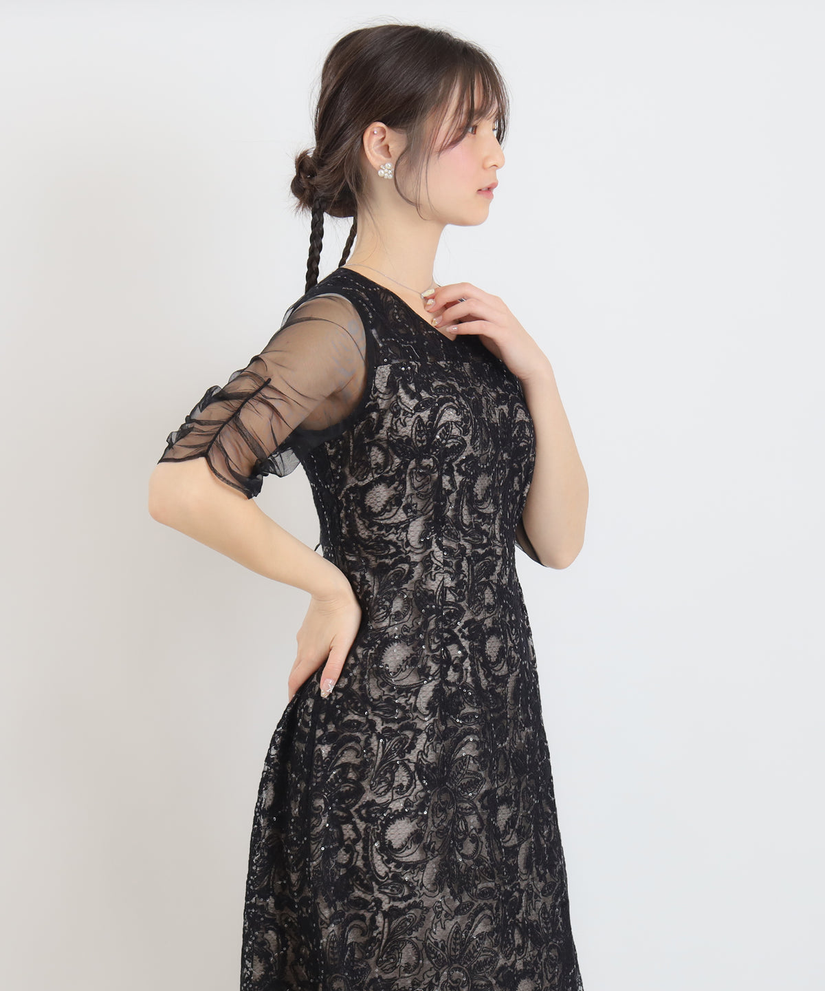 ブラック　model：160　着用サイズ：M