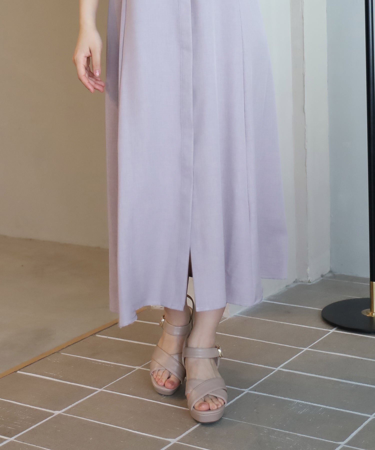 ラベンダー　model：156　着用サイズ：M