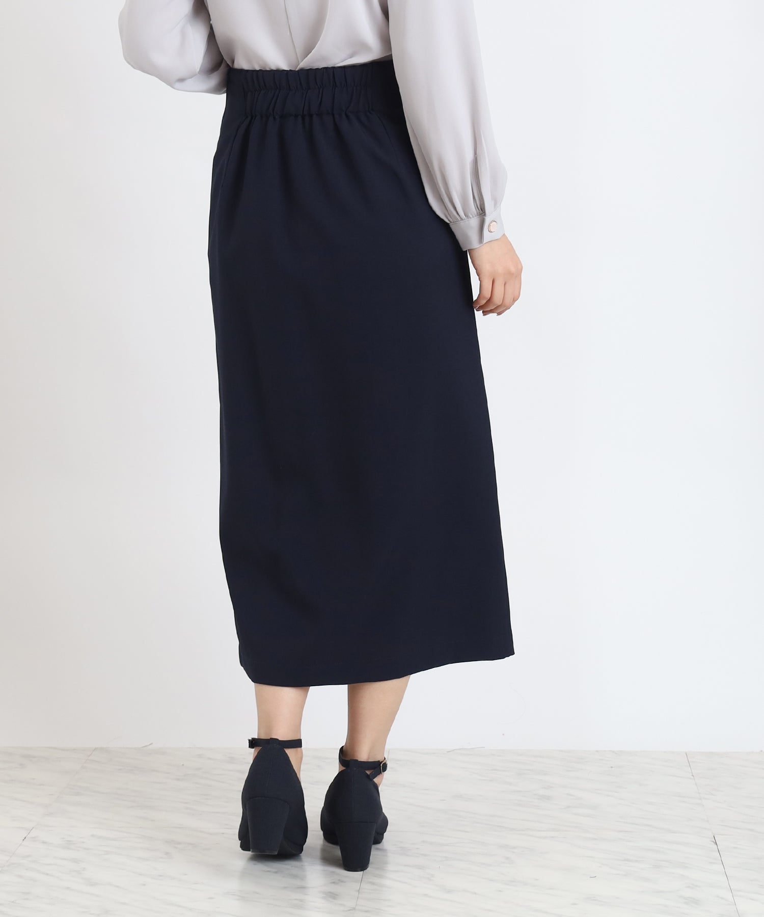 フロントジップポケットタイトスカート