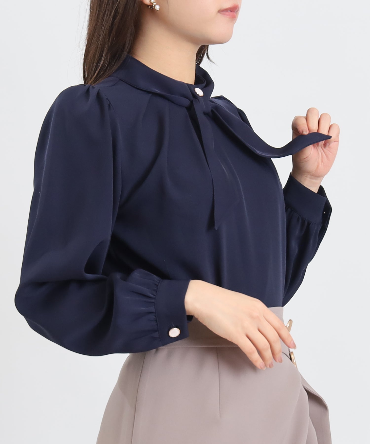 ネイビー　model：156　着用サイズ：S