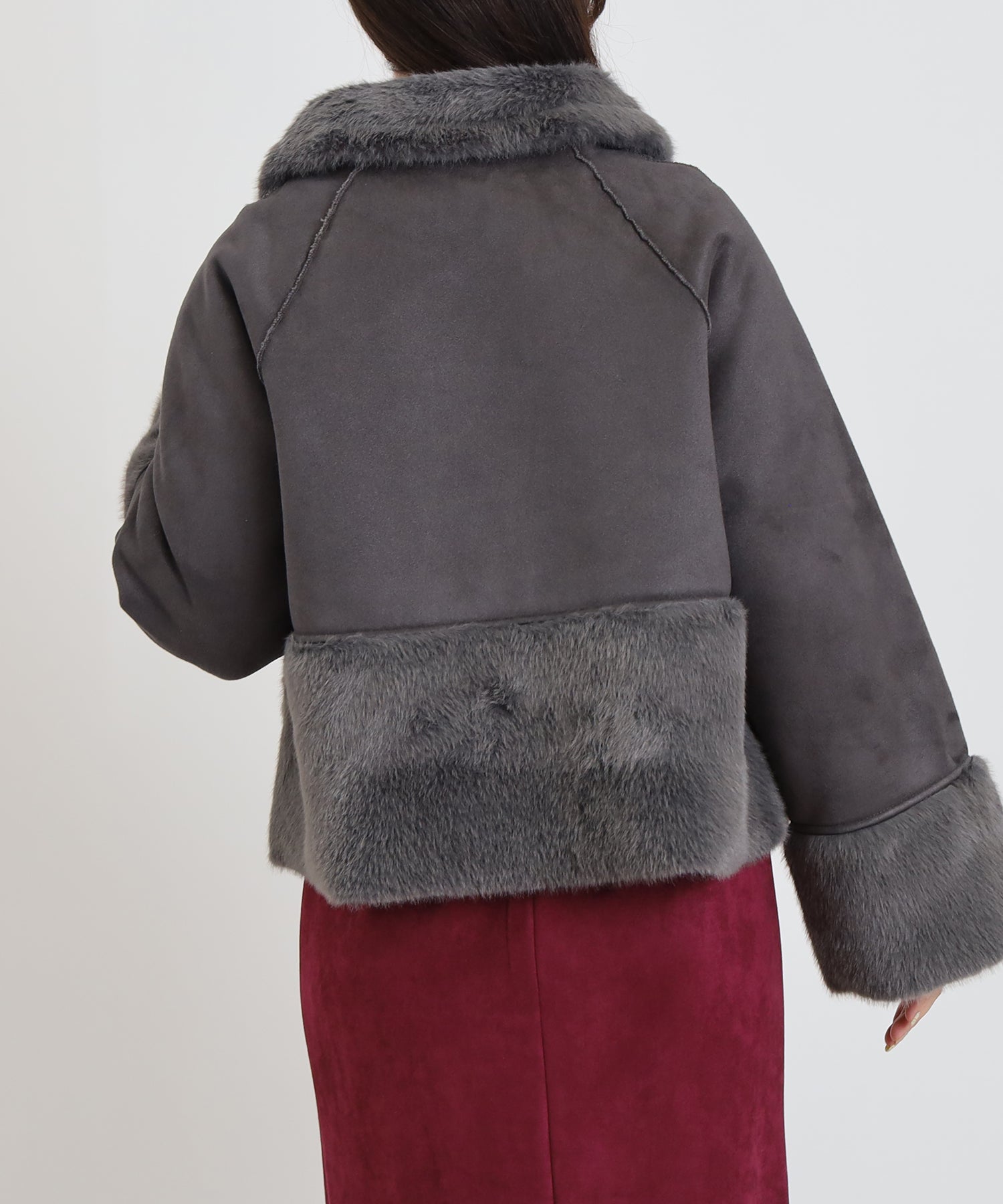 チャコール　model:160cm  着用サイズ：M