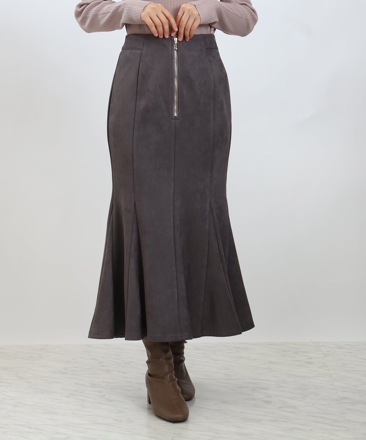 チャコール model：156㎝ 着用サイズ：S