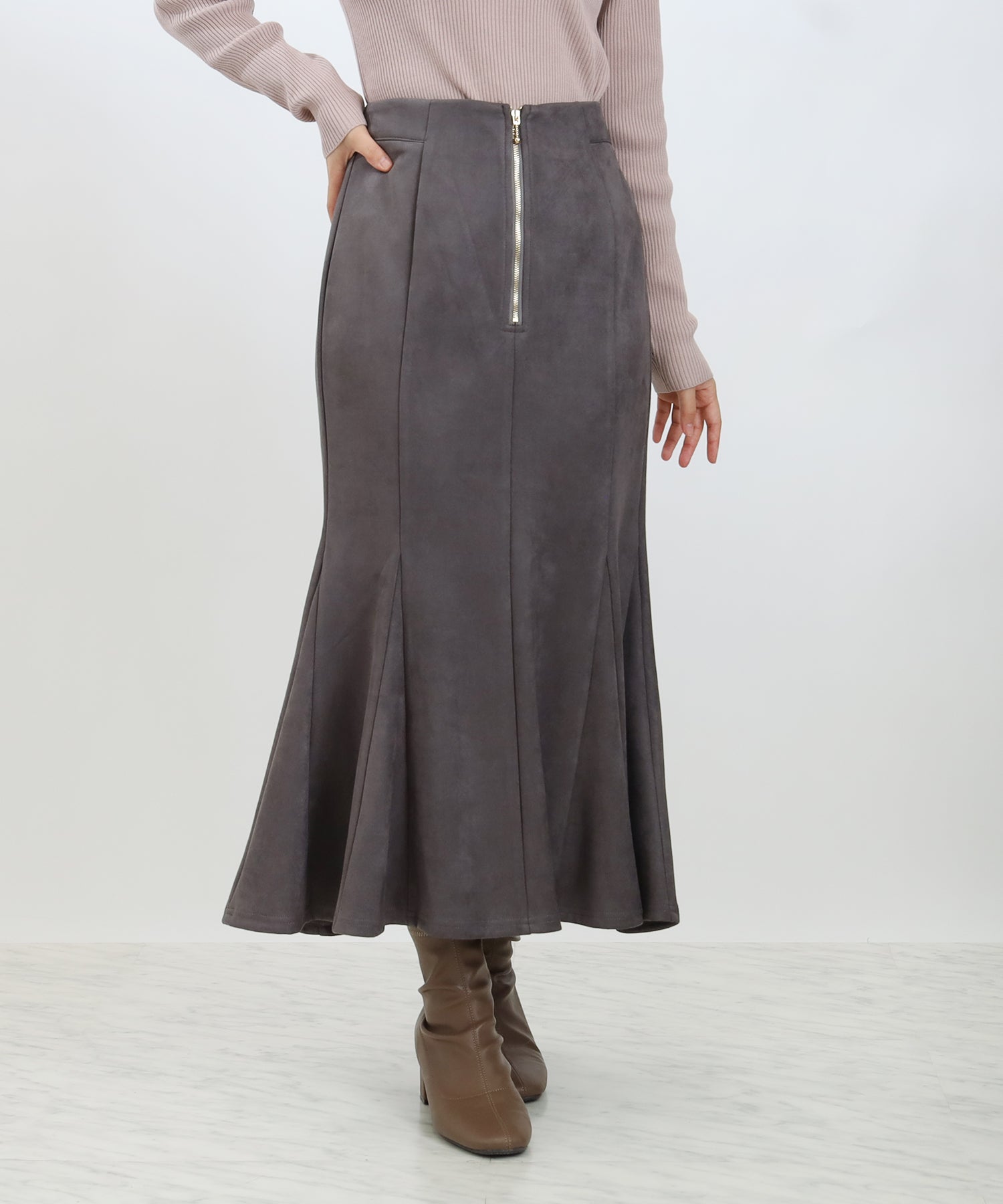 チャコール model：156㎝ 着用サイズ：S