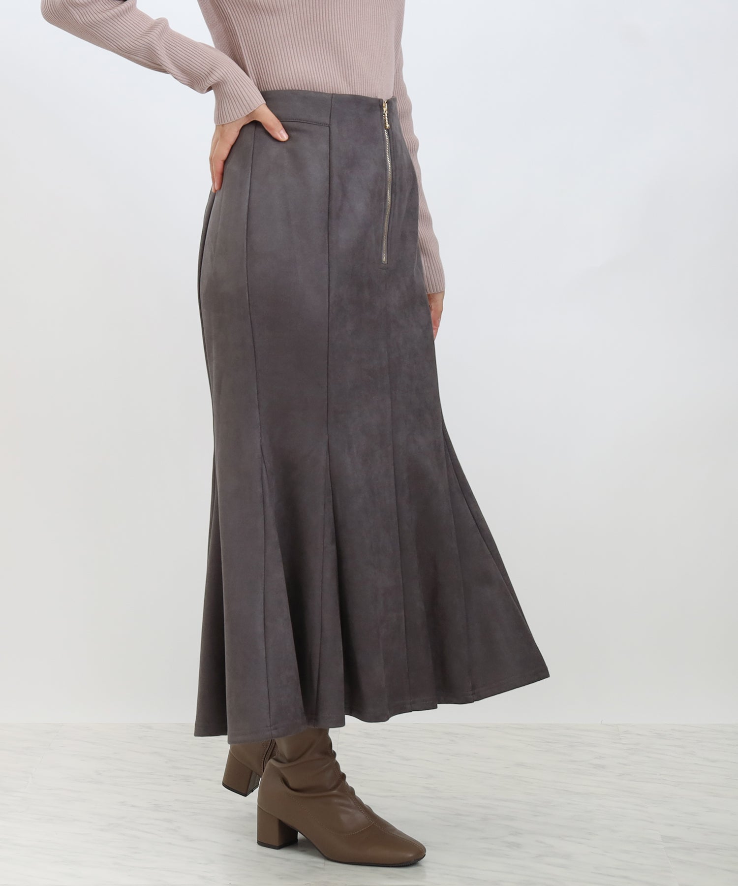 チャコール model：156㎝ 着用サイズ：S