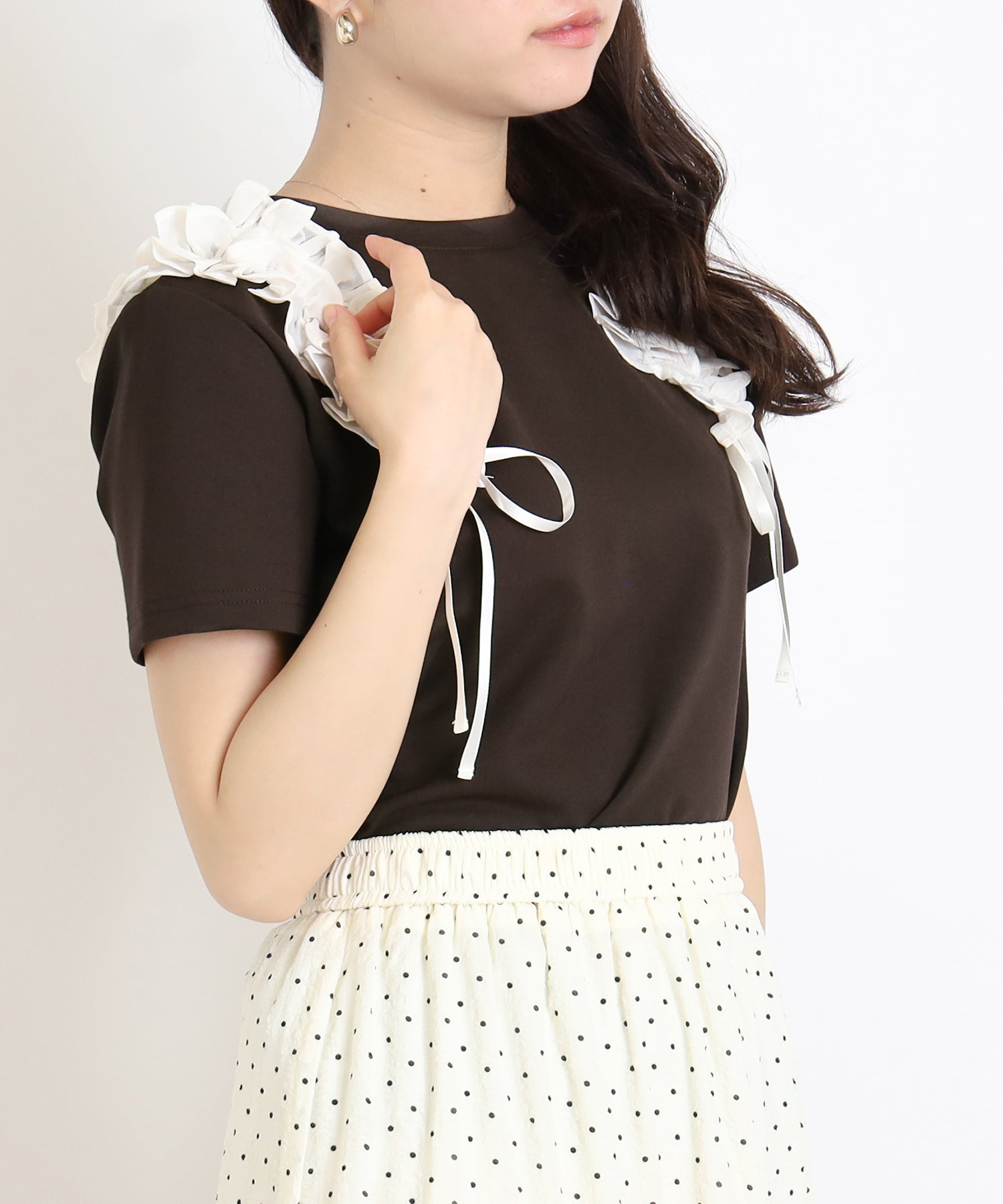 ブラウン　model：156　着用サイズ：M