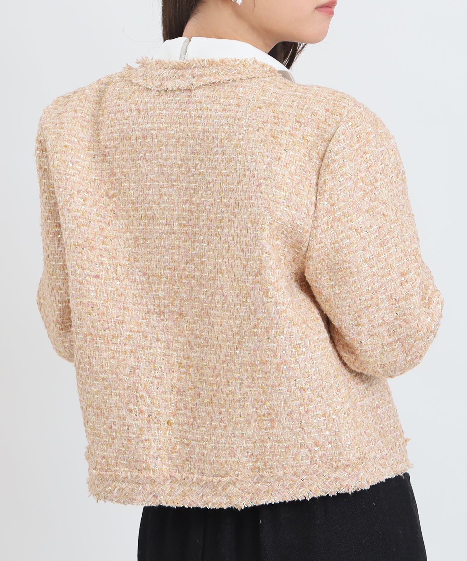 ベージュ　model：156　着用サイズ：M