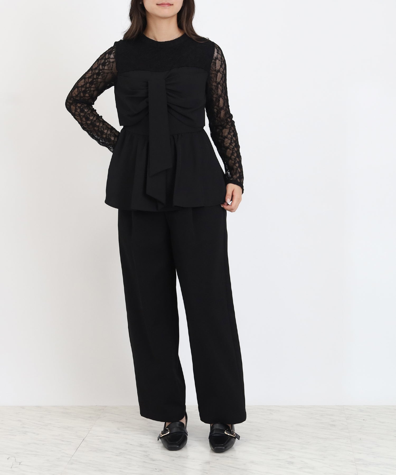 ブラック　model：160　着用サイズ：M