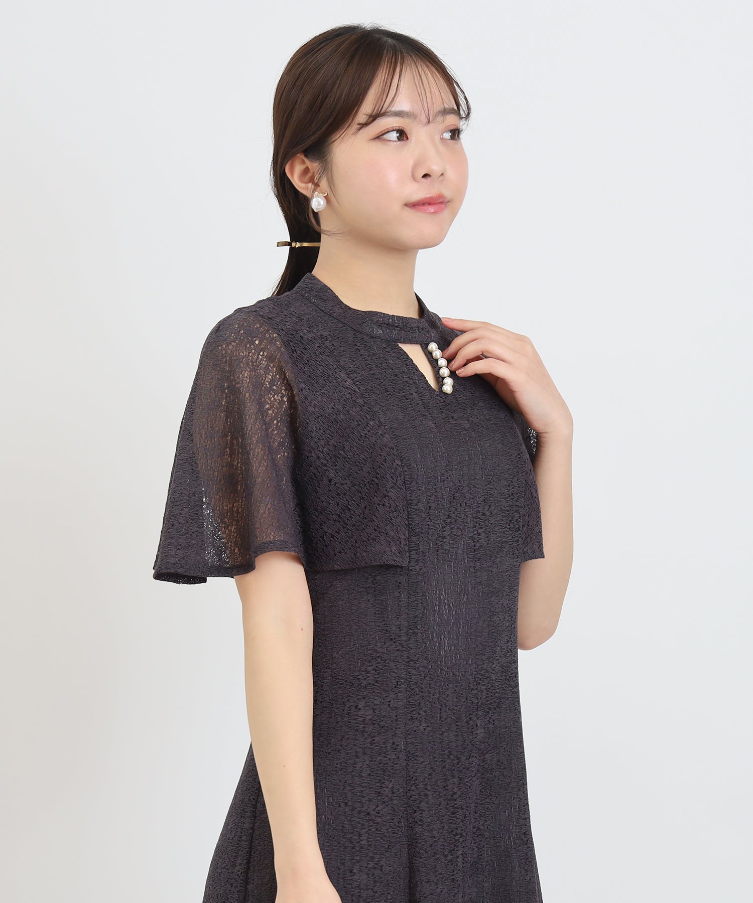 チャコール　model：156　着用サイズ：M