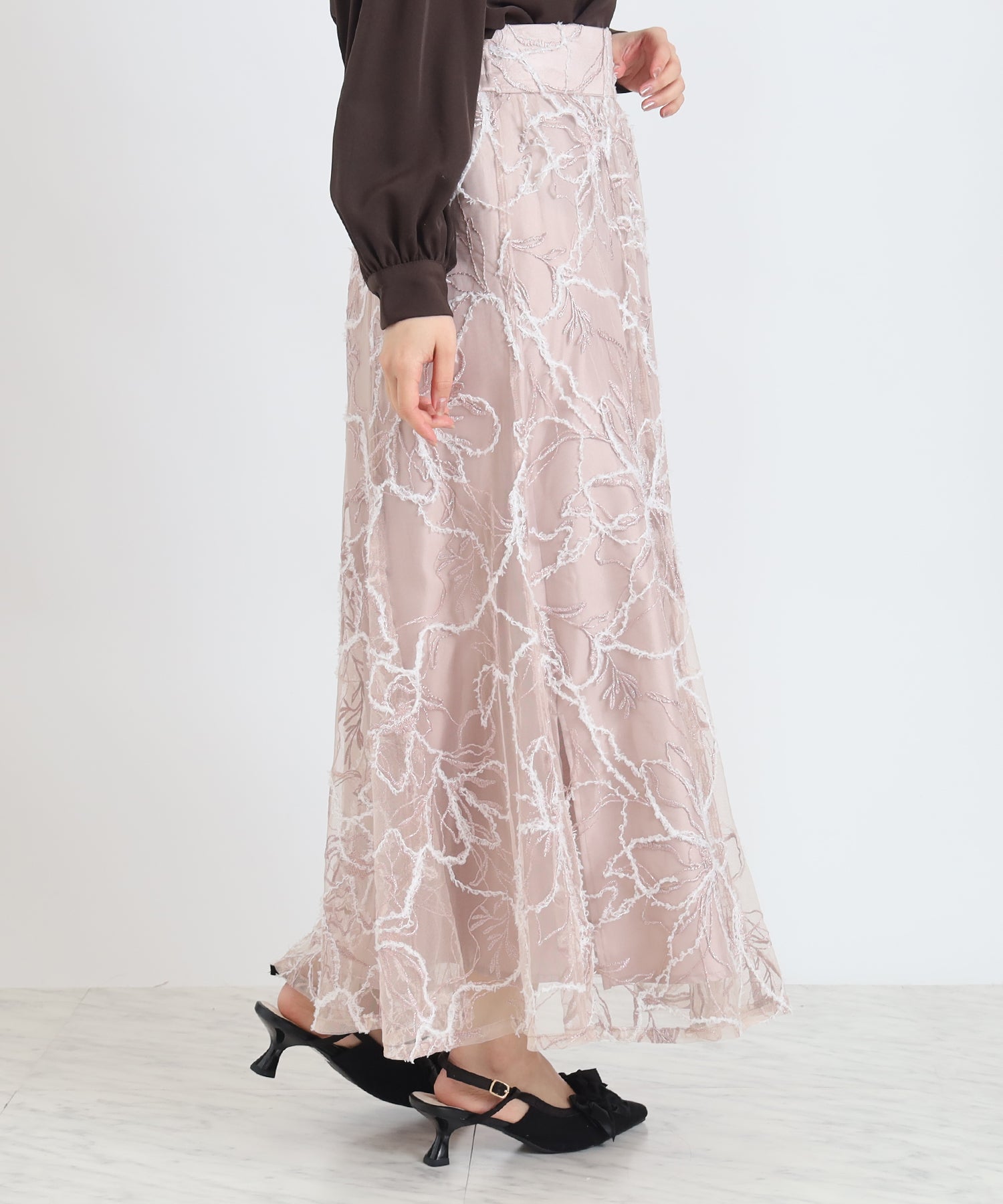 ピンク　model：156　着用サイズ：M