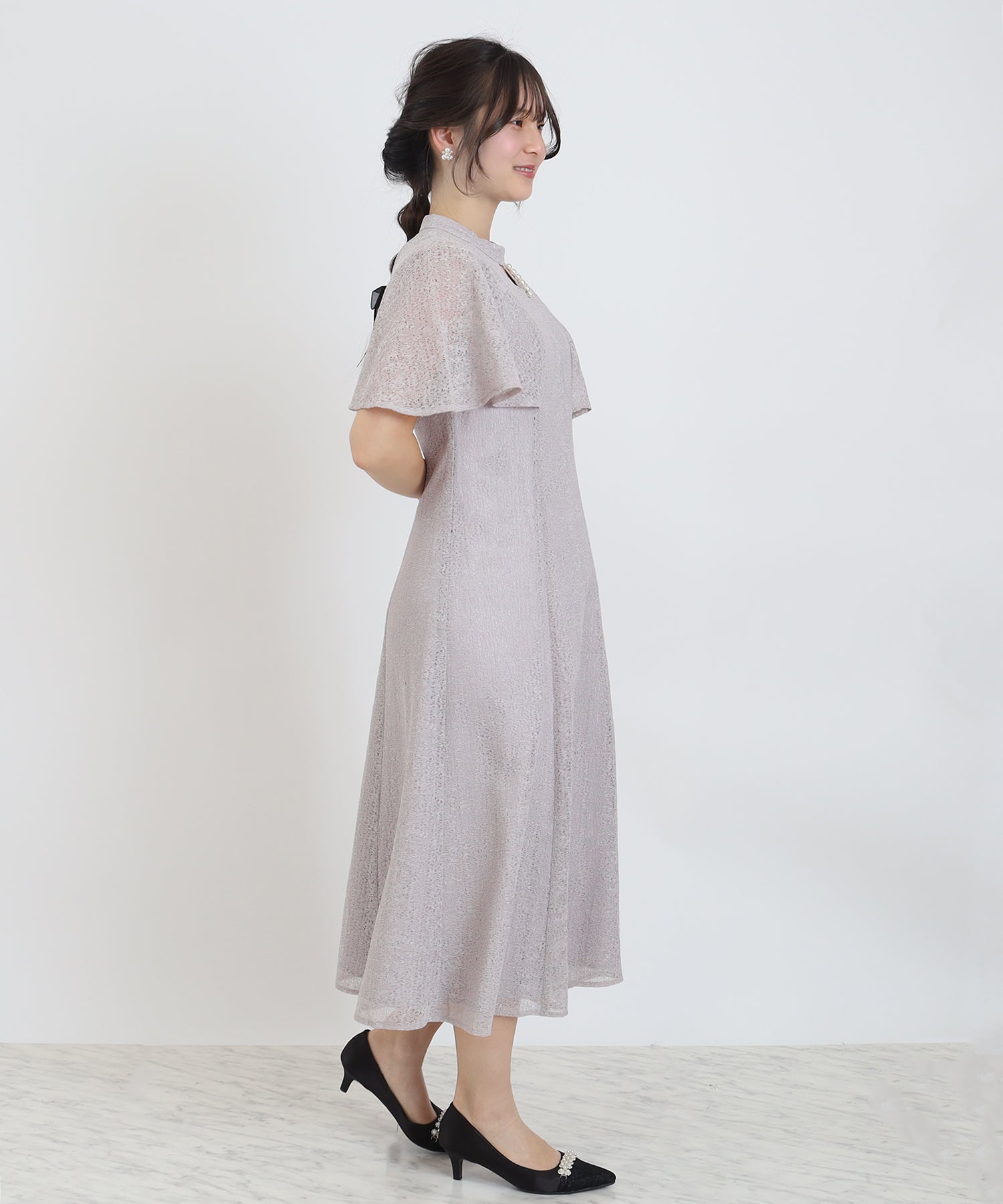 グレージュ　model：160　着用サイズ：M