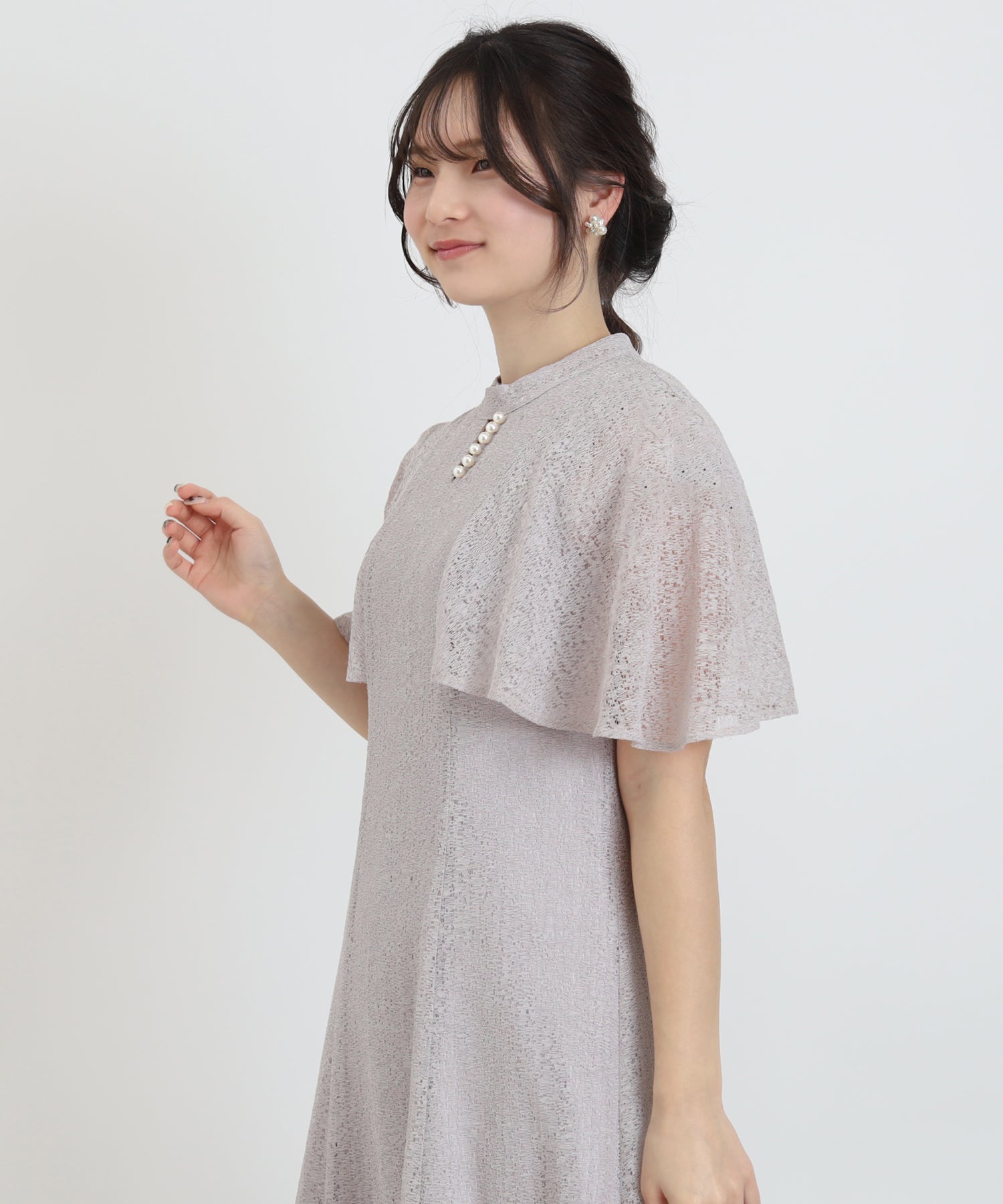 グレージュ　model：160　着用サイズ：M