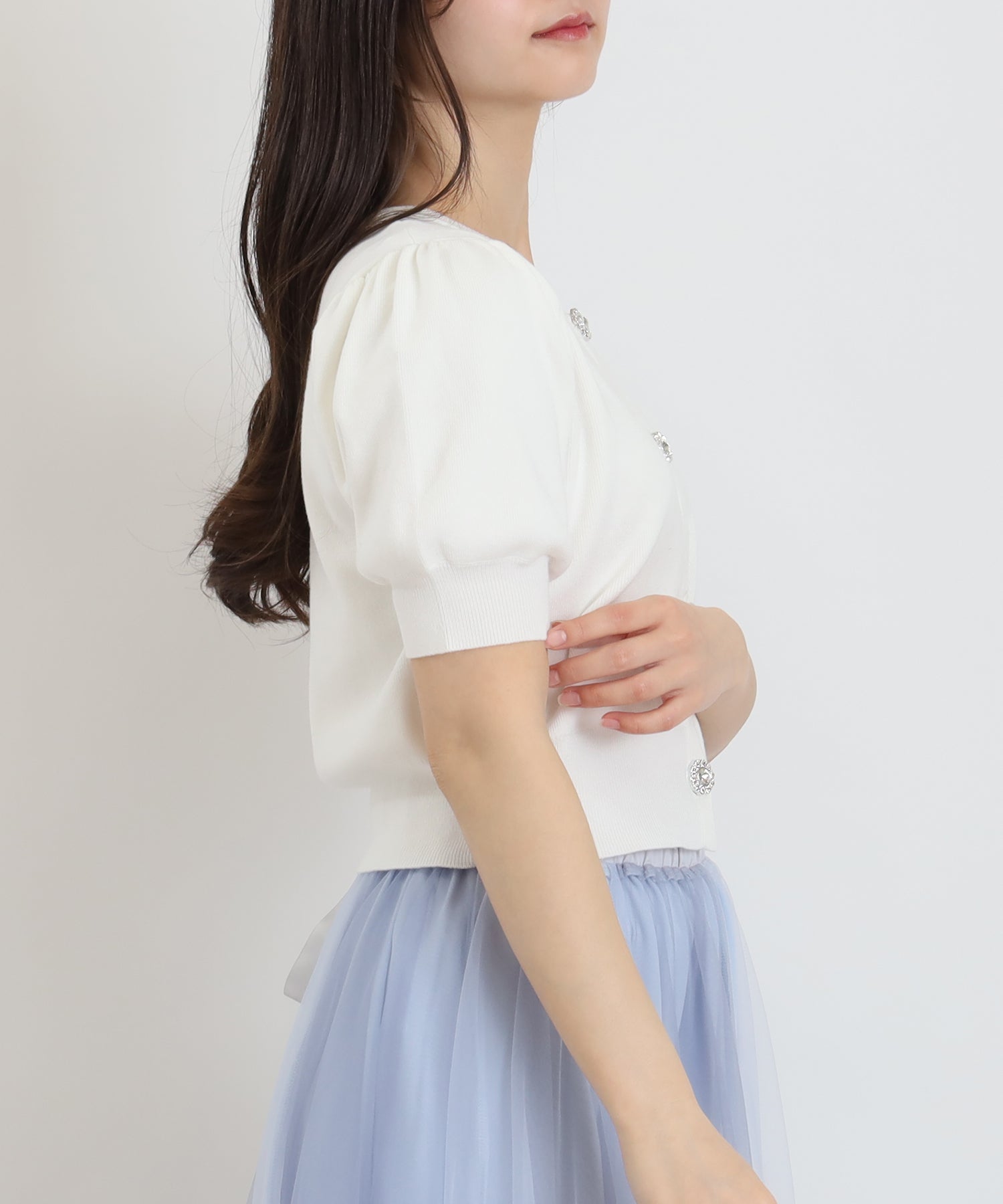 ホワイト　model：160　着用サイズ：M