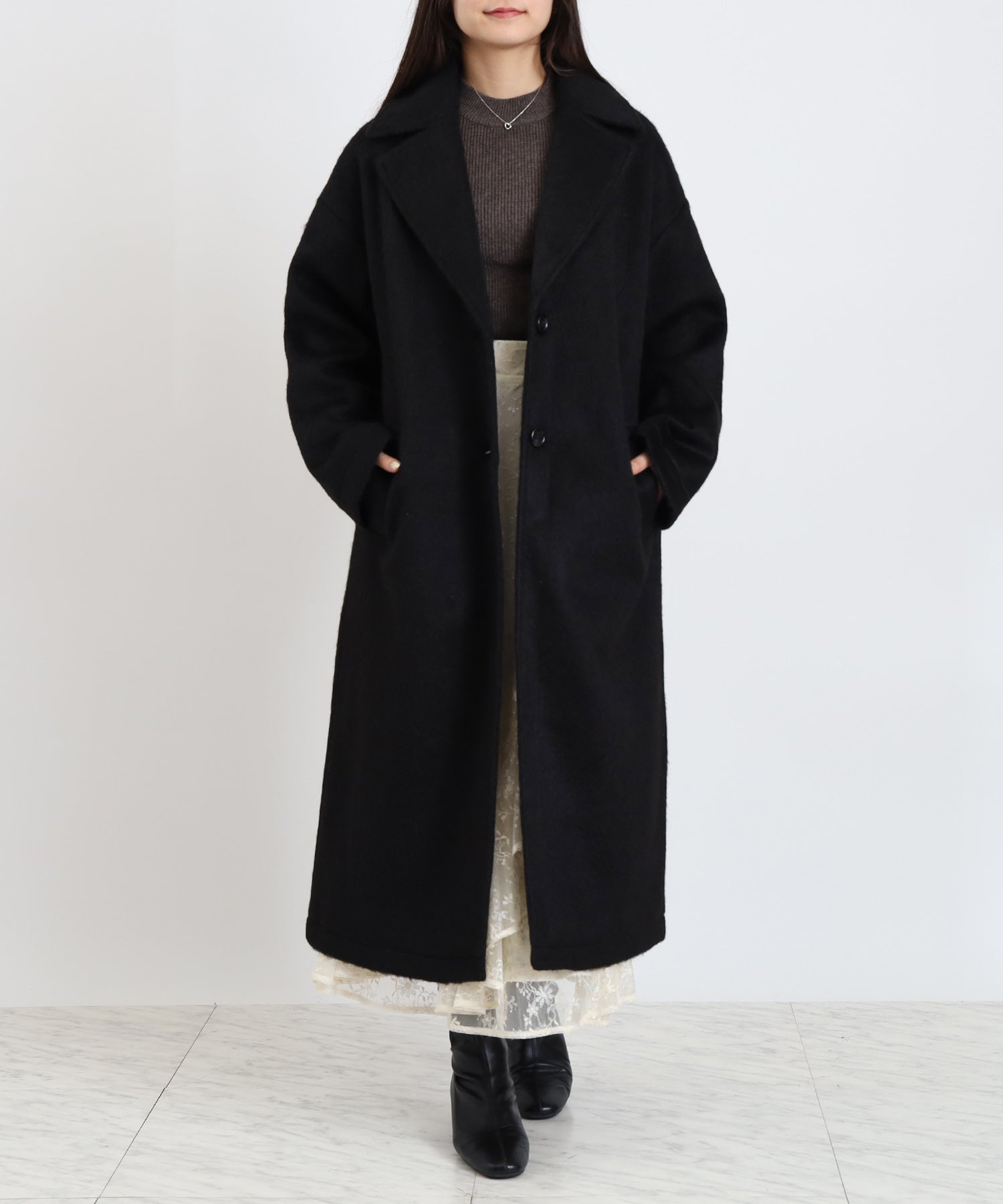 ブラック　model：160　着用サイズ：M