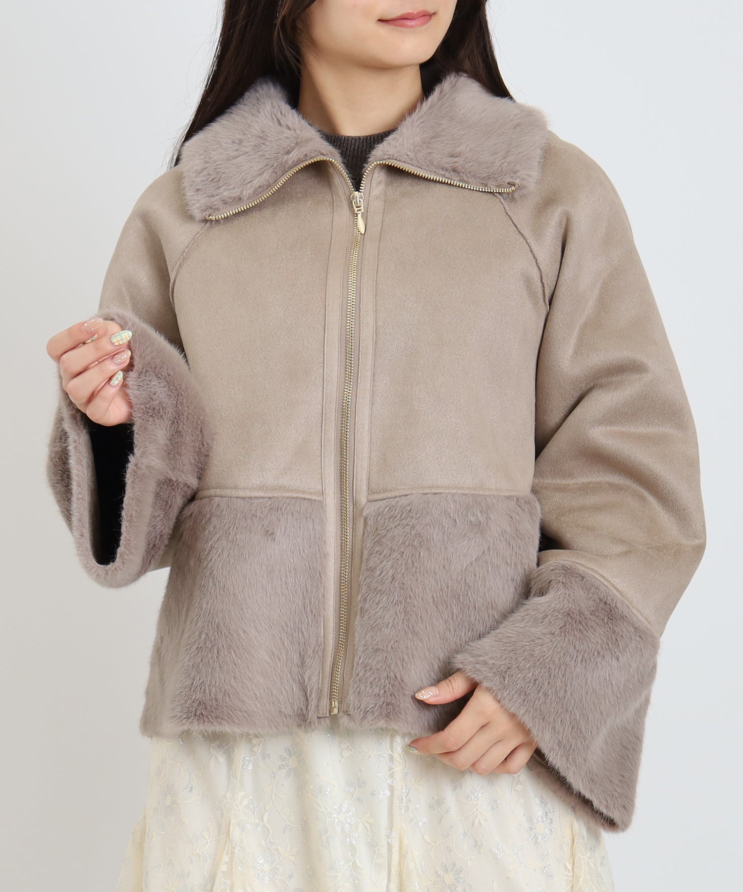 モカ　model:160cm  着用サイズ：M