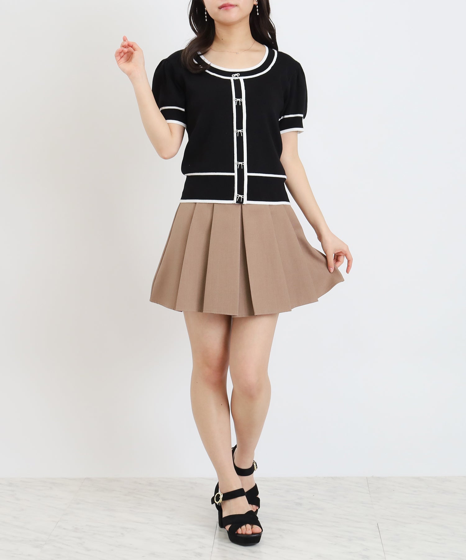 ブラック　model:156cm  着用サイズ：M