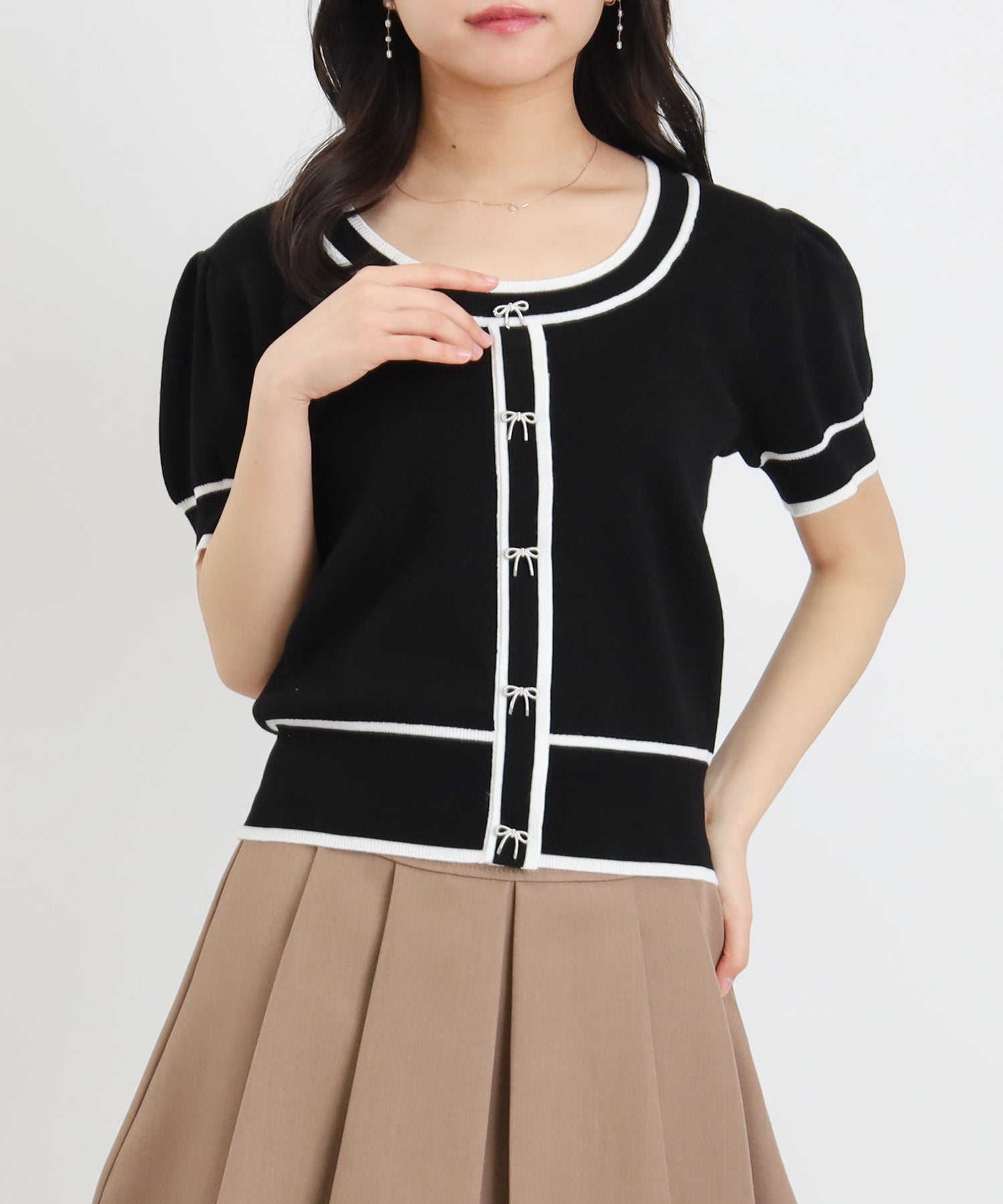 ブラック　model:156cm  着用サイズ：M