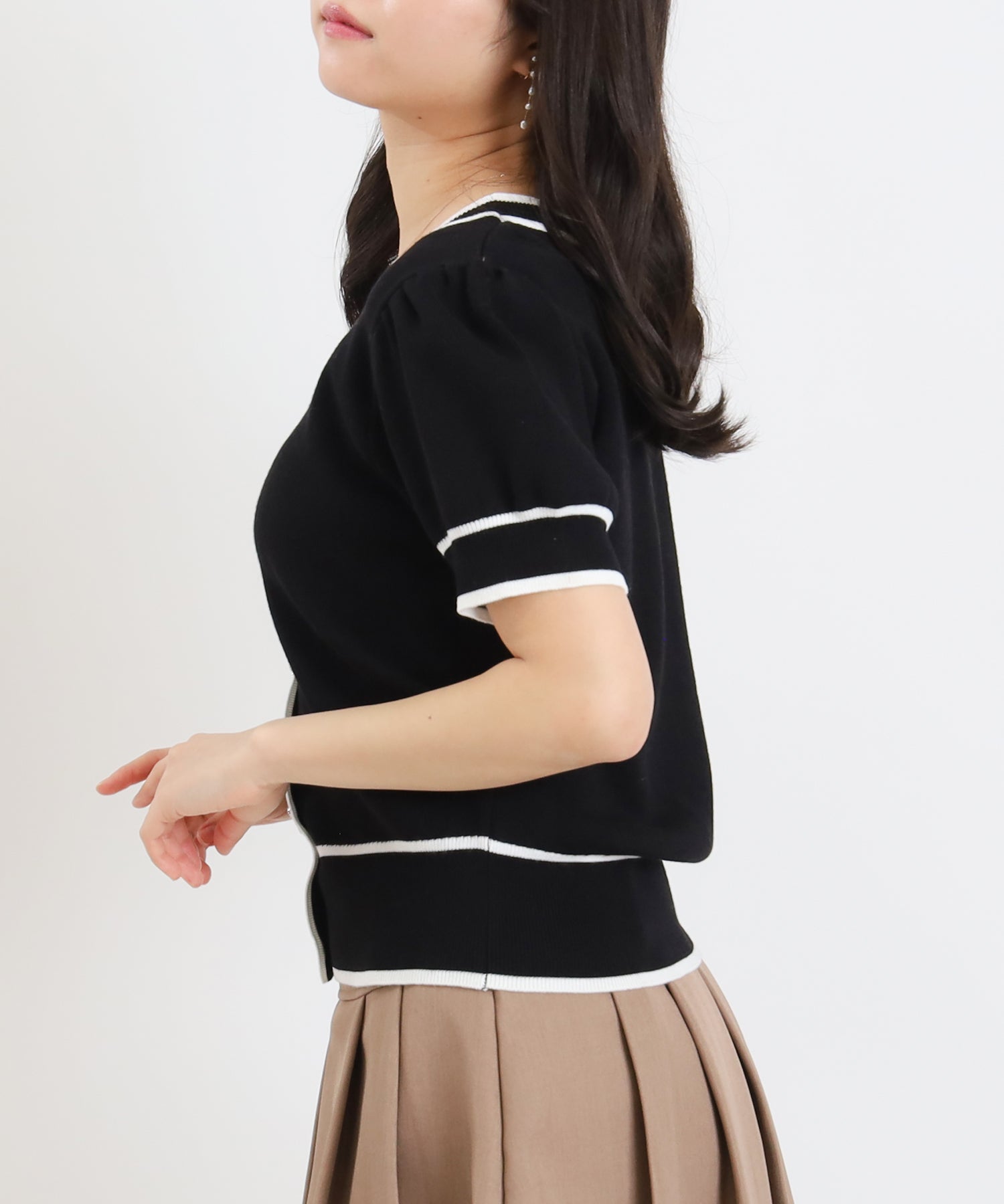 ブラック　model:156cm  着用サイズ：M