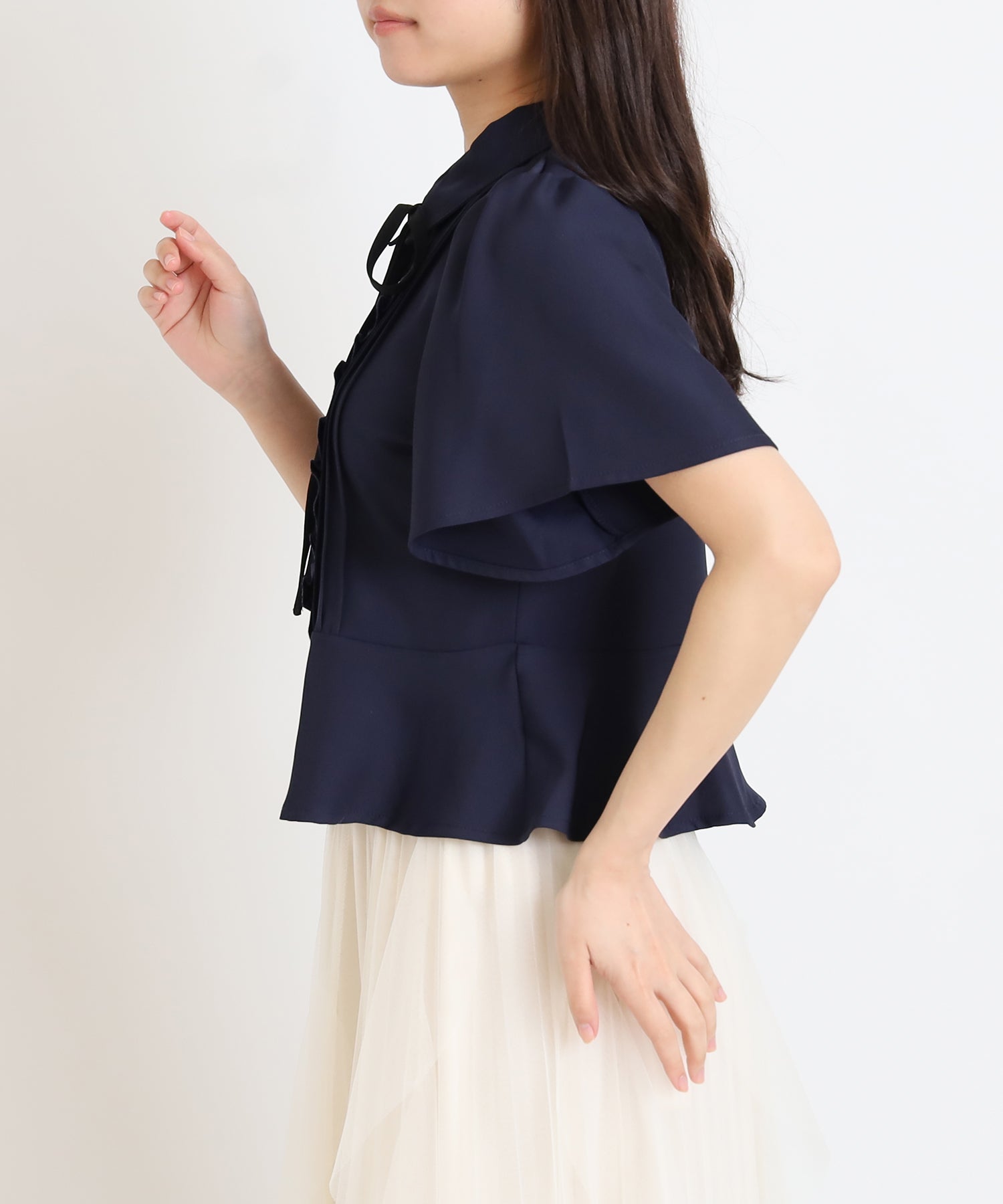 ネイビー　model:156cm  着用サイズ：M