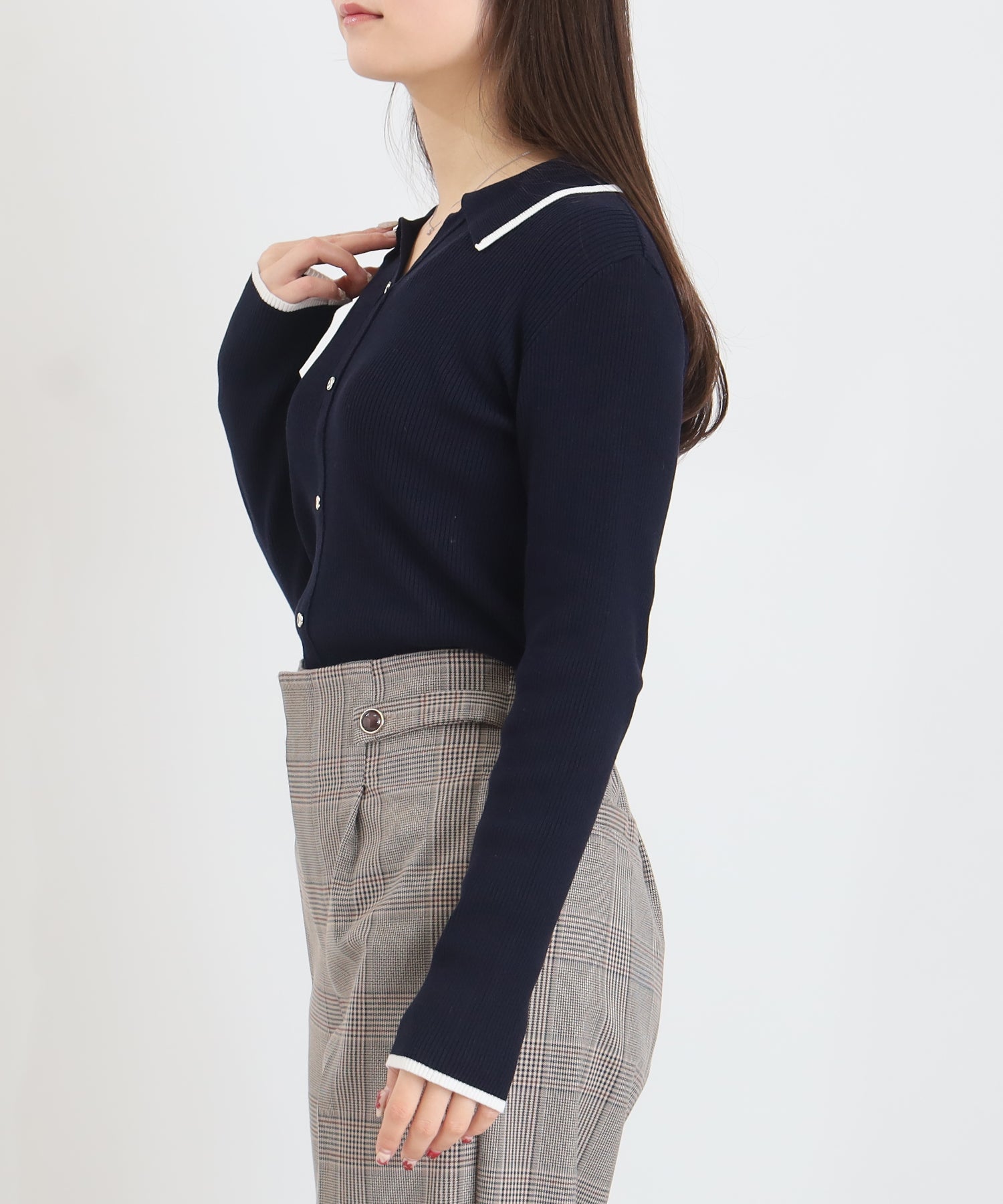 ネイビー　model：160　着用サイズ：M