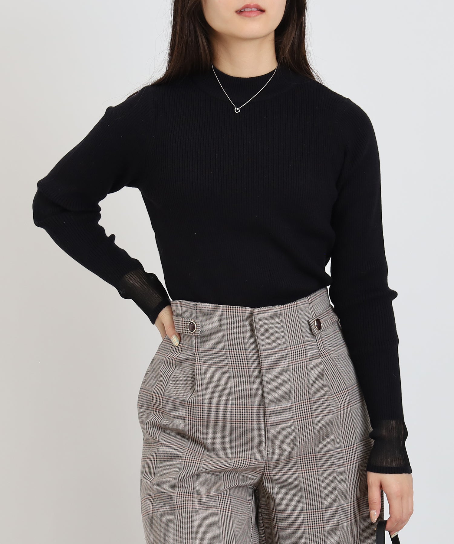 ブラック　model：160　着用サイズ：M