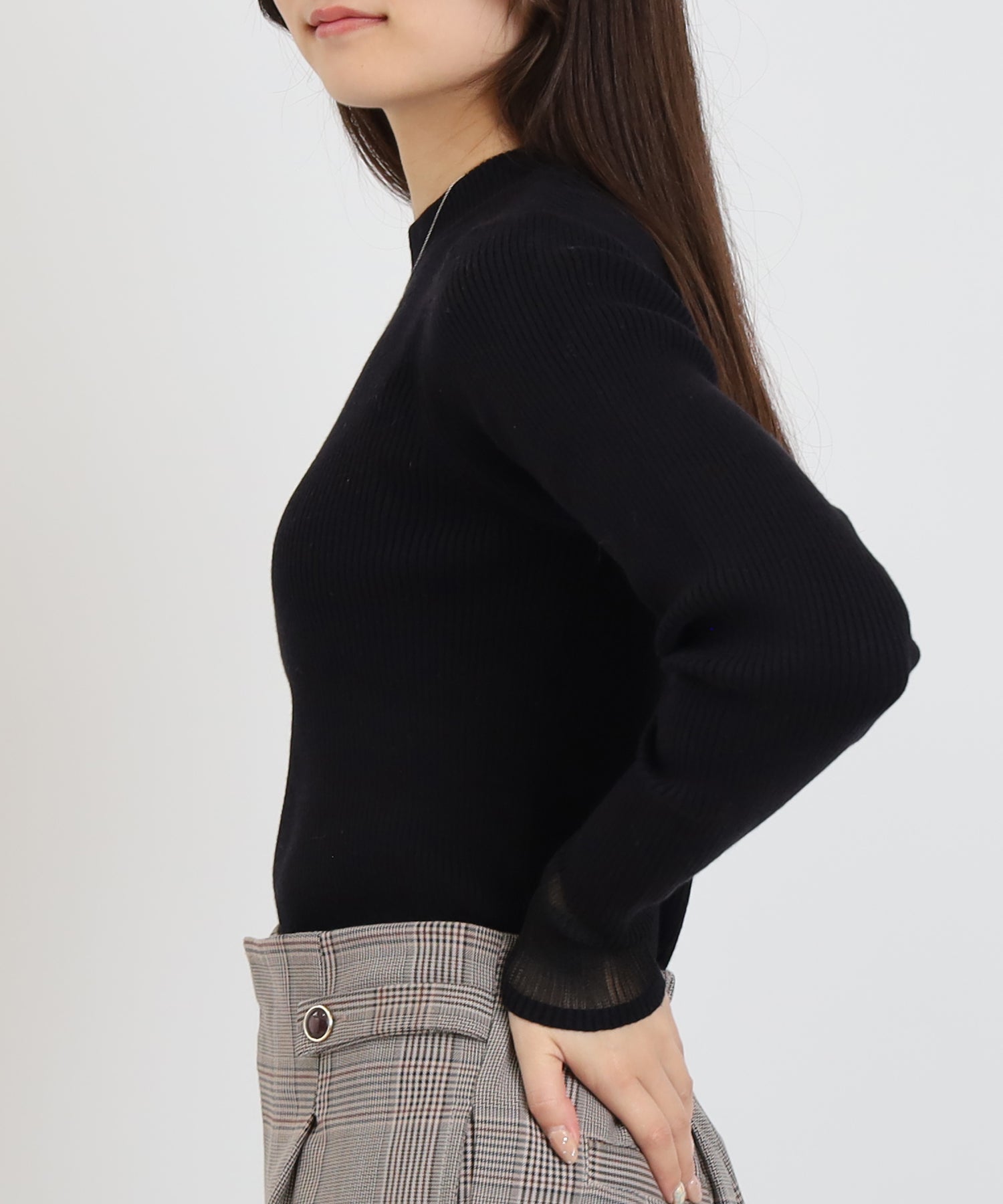 ブラック　model：160　着用サイズ：M