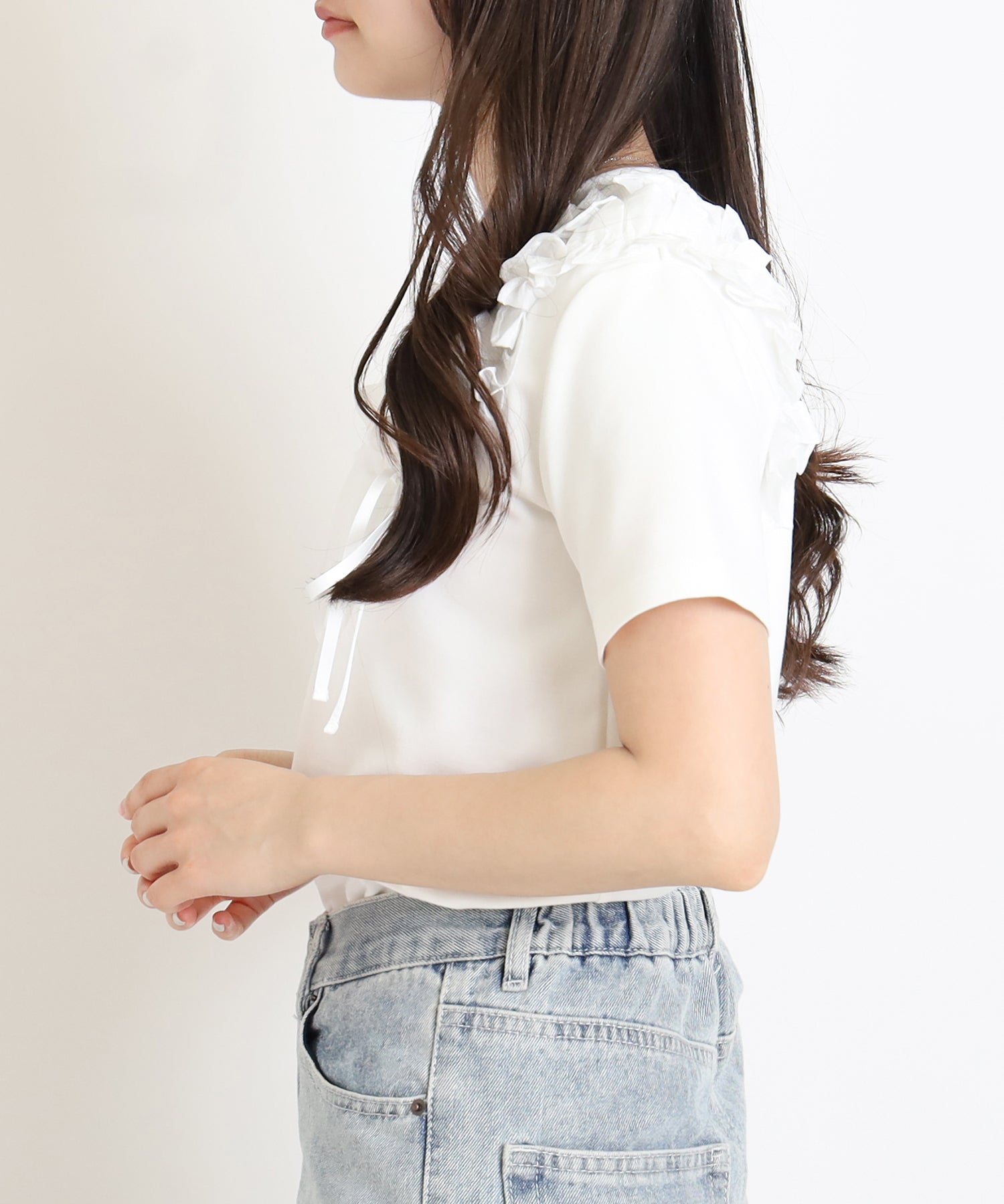 ホワイト　model：156　着用サイズ：M