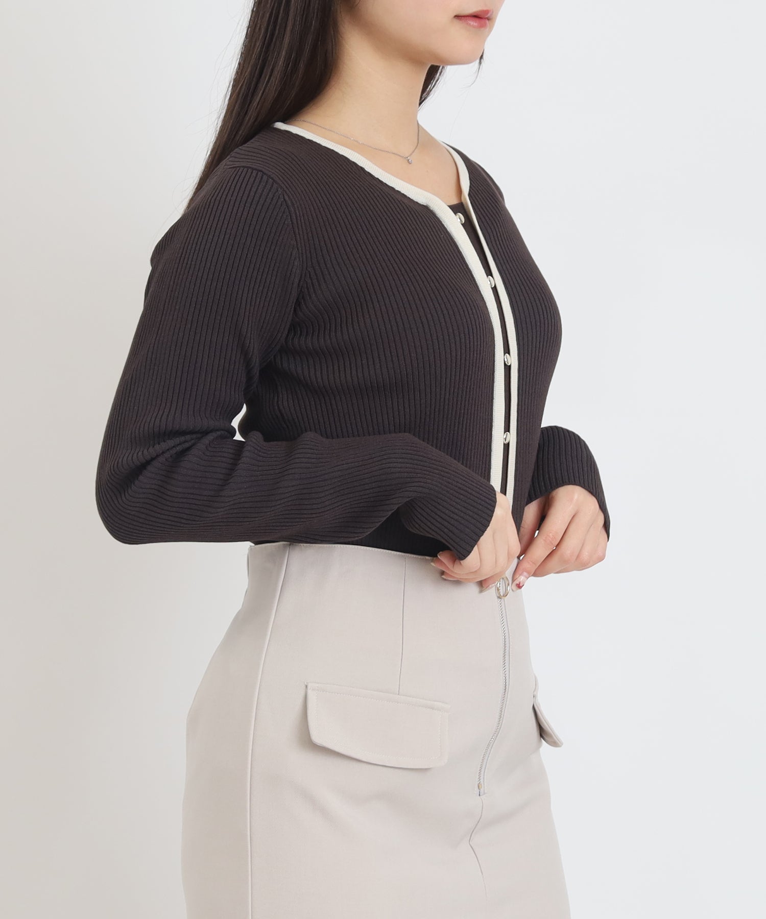 チャコール　model：160　着用サイズ：M