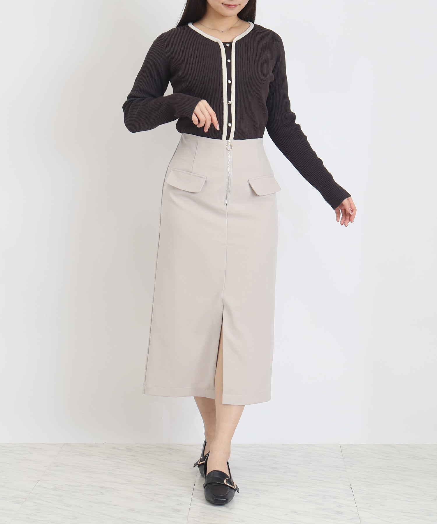 チャコール　model：160　着用サイズ：M