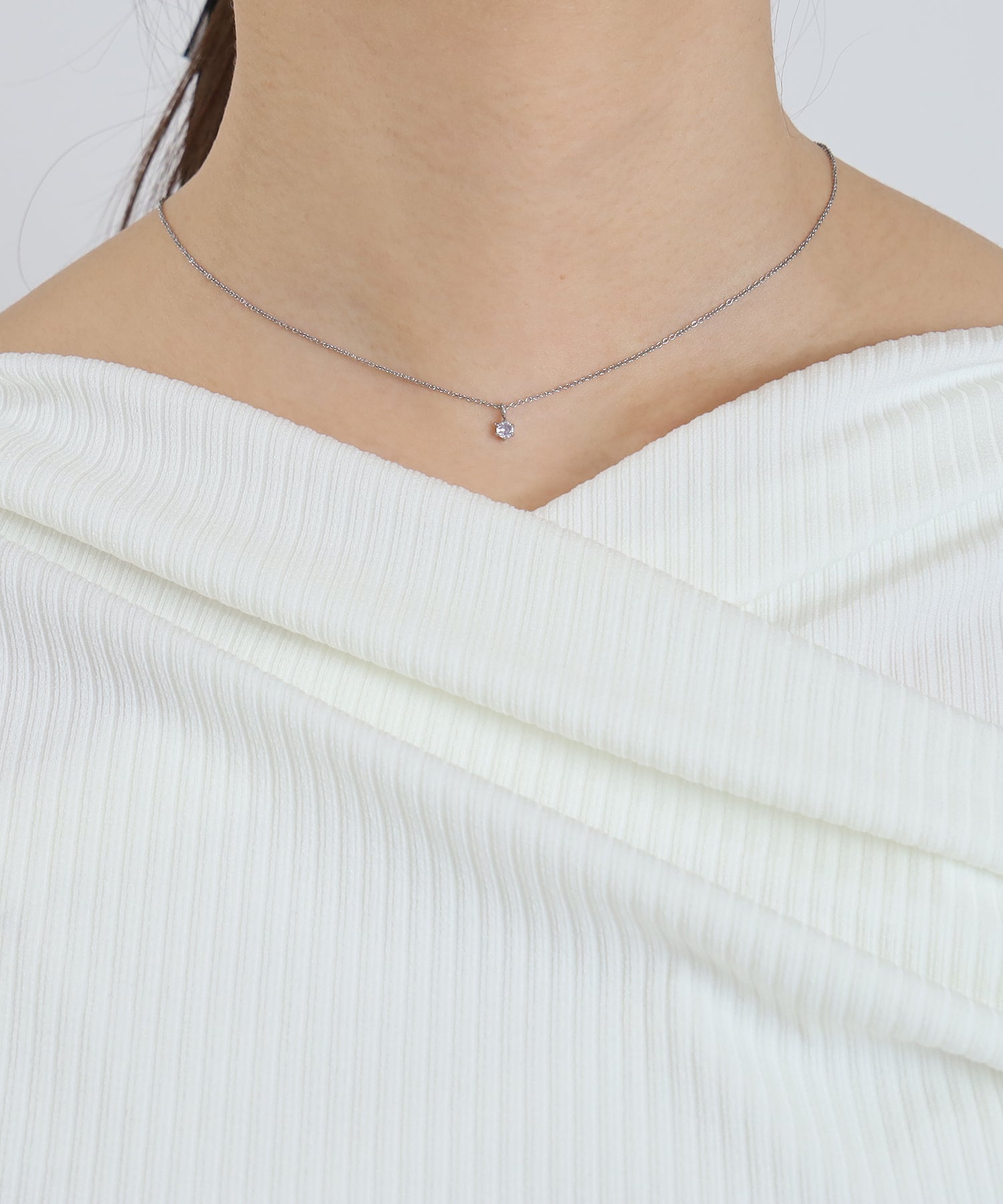 (オンラインショップ先行入荷)アシメドレープバンテージカットソー