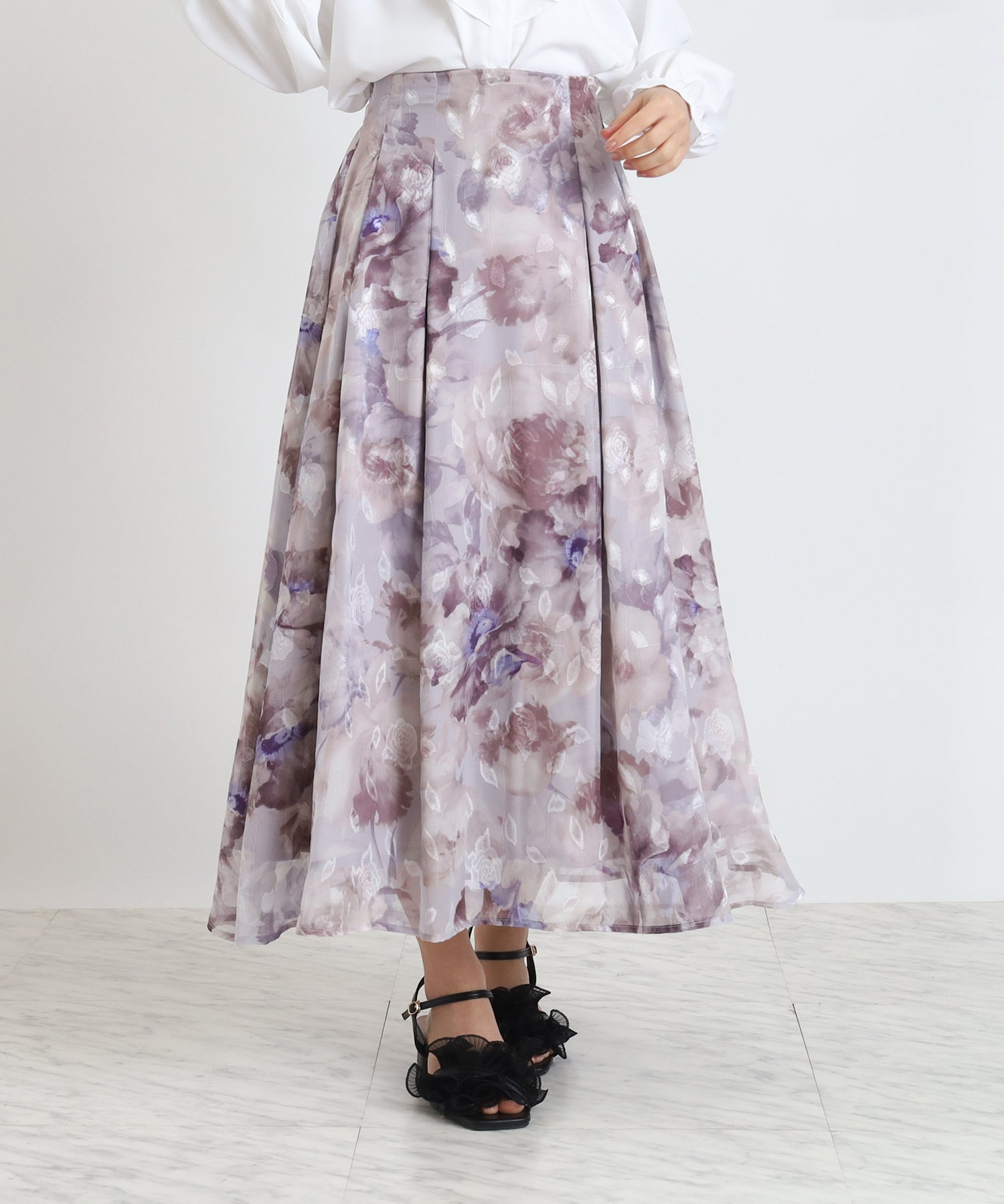 ラベンダー　model：156　着用サイズ：M