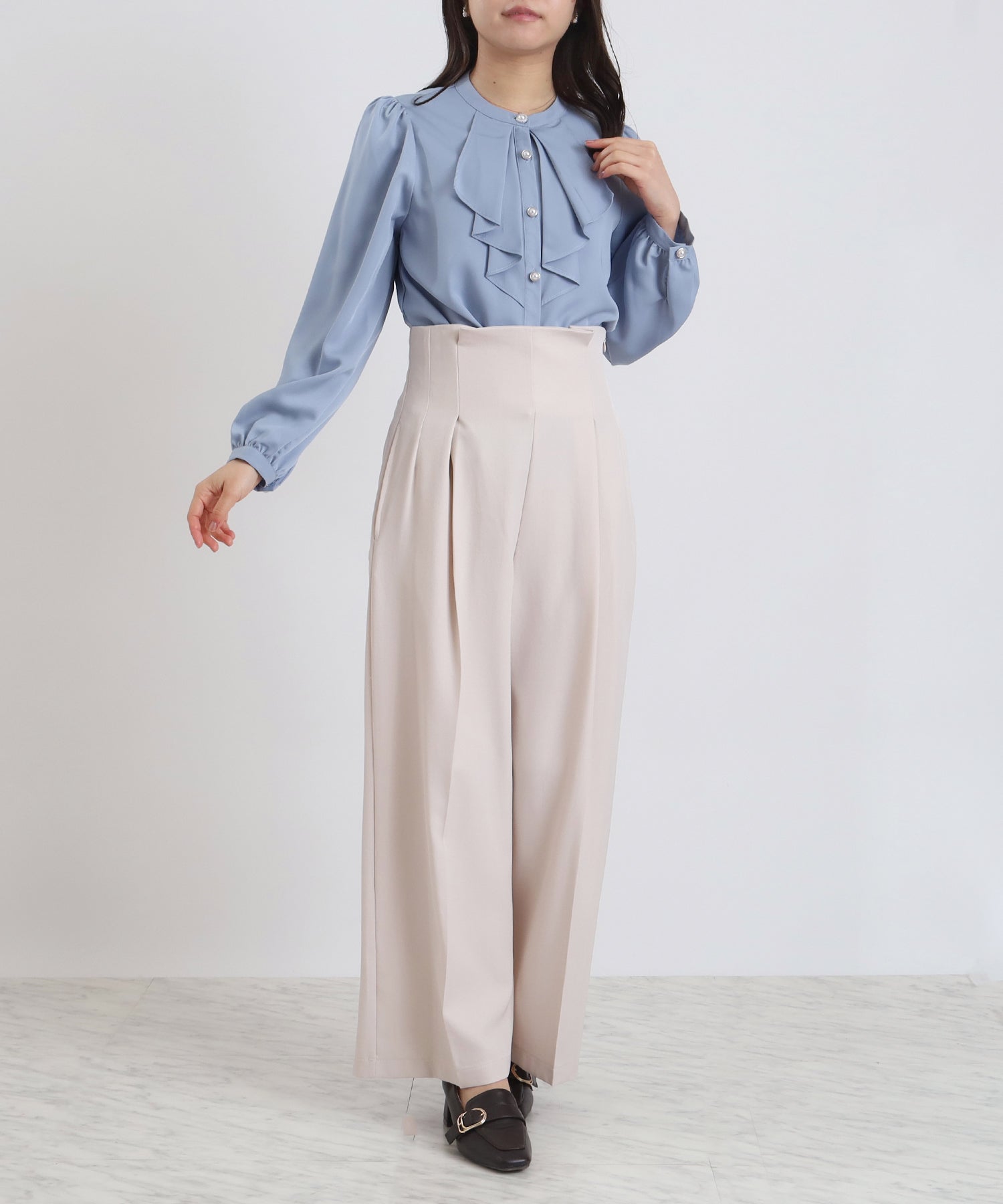 オンラインショップ先行)ワイドパンツ