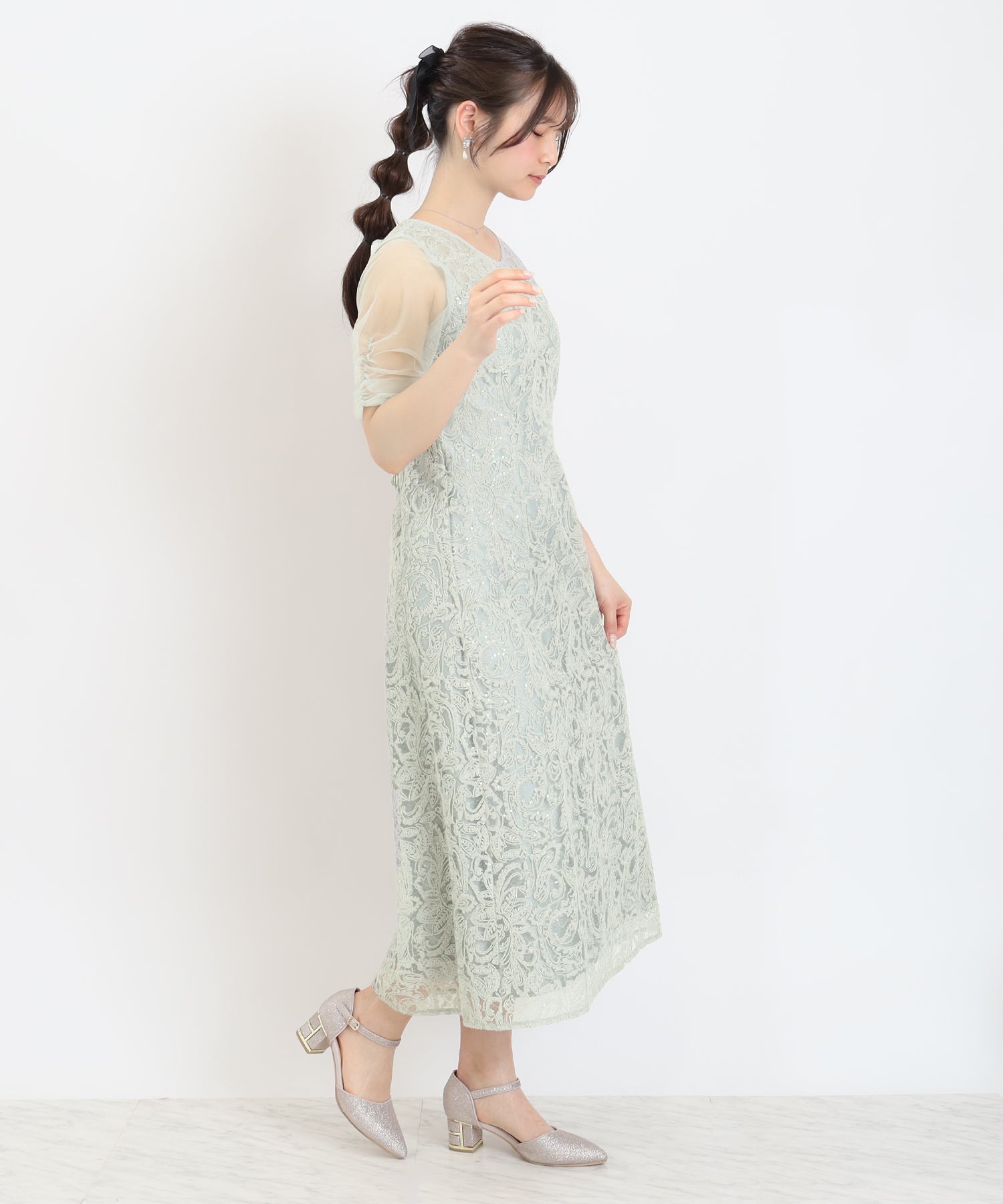 ミント　model：160　着用サイズ：M