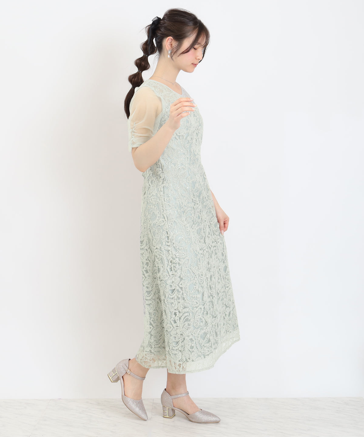 ミント　model：160　着用サイズ：M