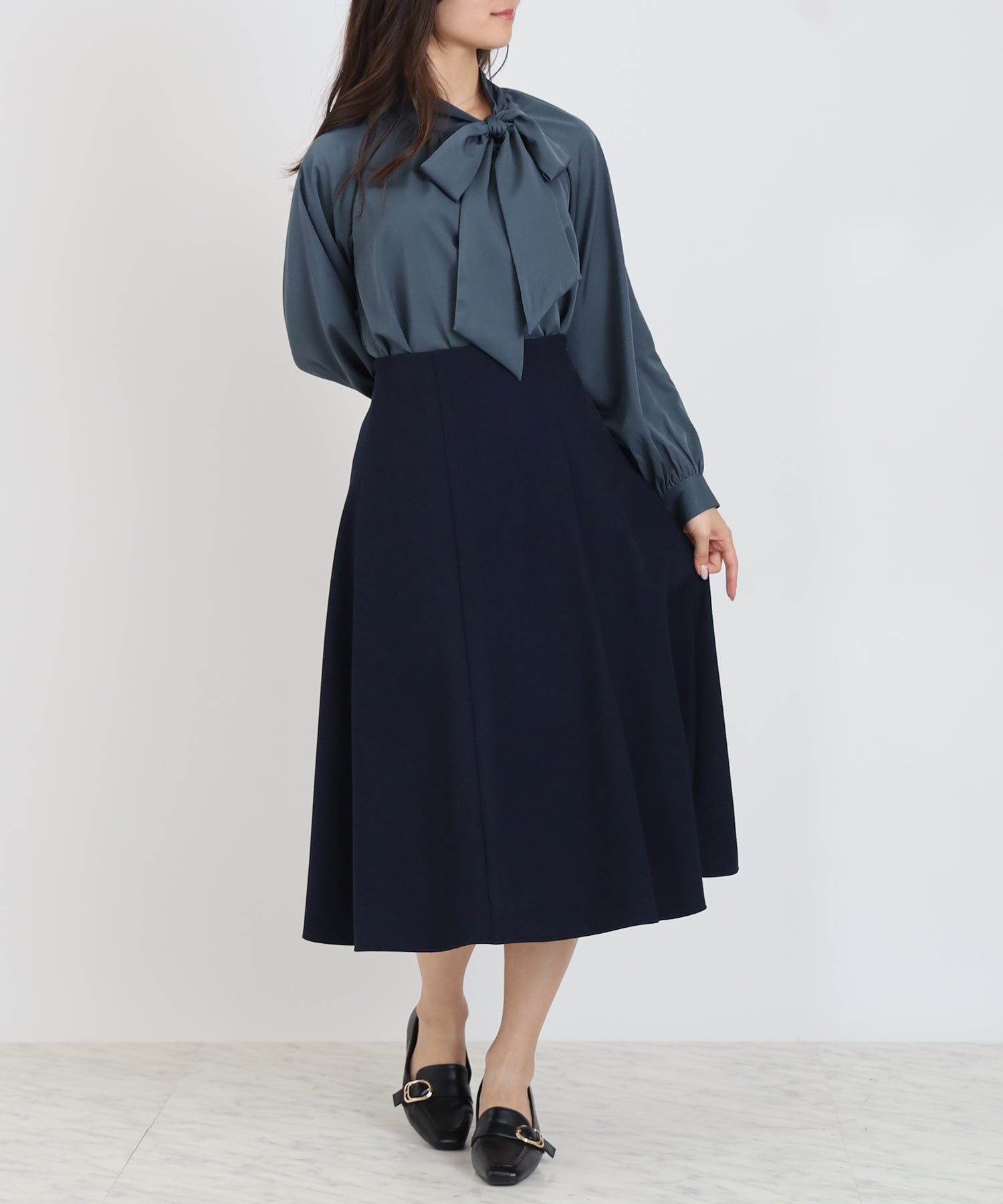 ネイビー　model:160cm  着用サイズ：M
