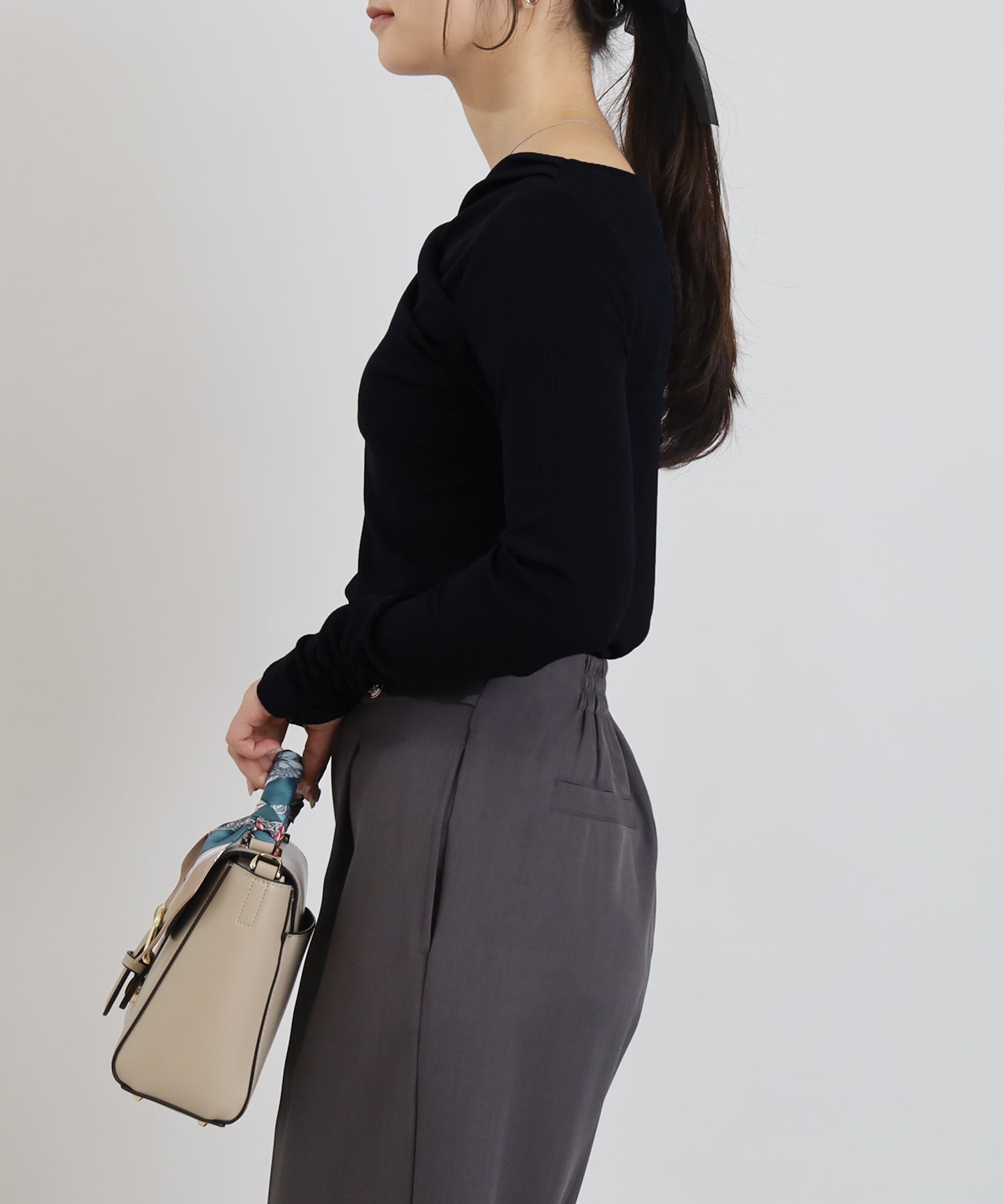 ブラック　model:160cm  着用サイズ：M