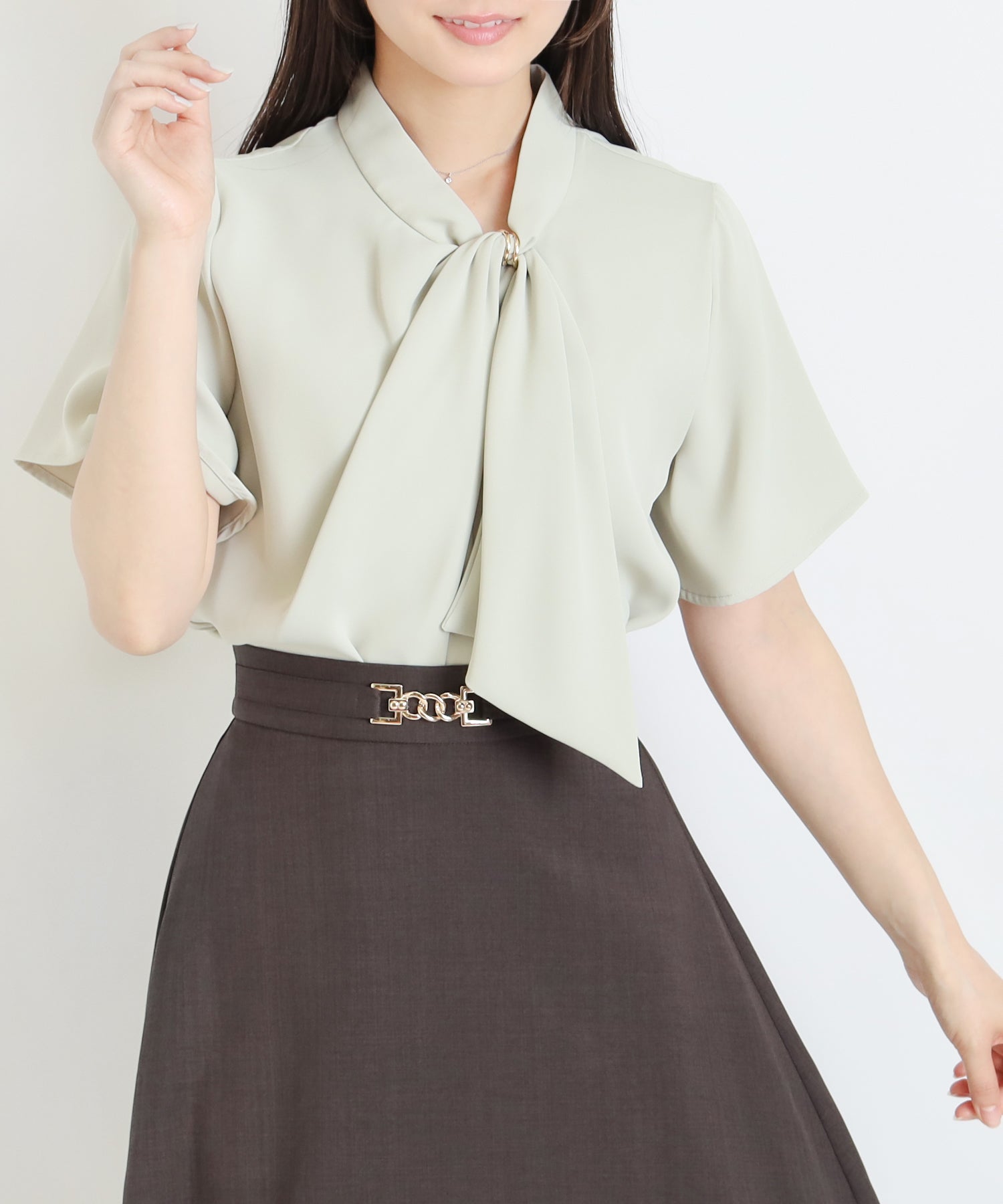 ミント　model:160cm  着用サイズ：M